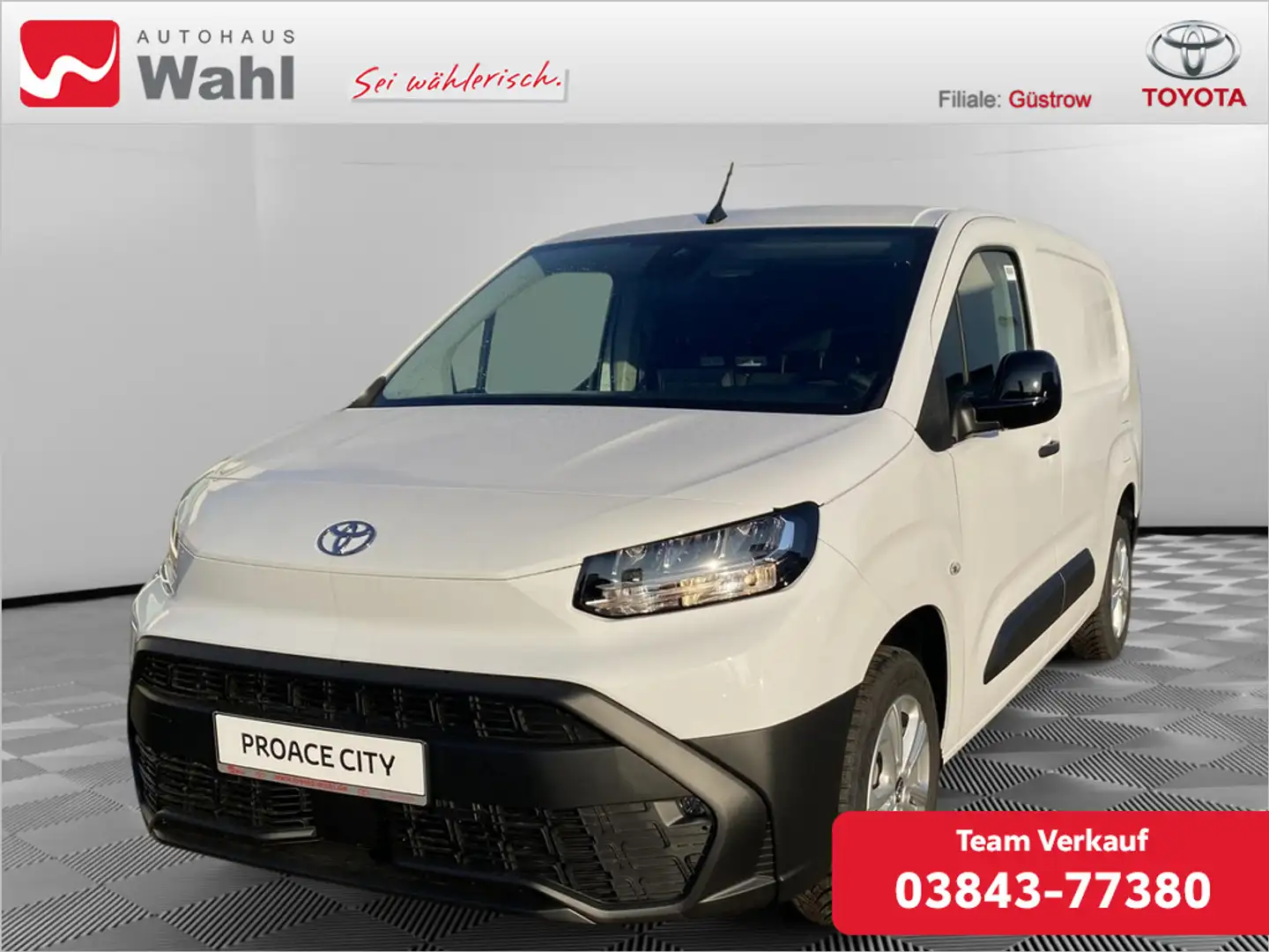 Toyota Proace City 1.5D L2 Meister Weiß - 1