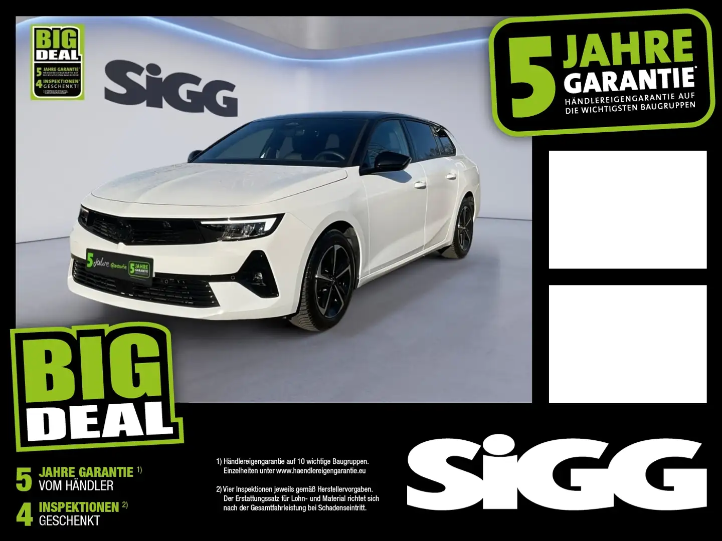 Opel Astra Sports Tourer Edition - 35,5% Rabatt Tageszulassun Weiß - 1