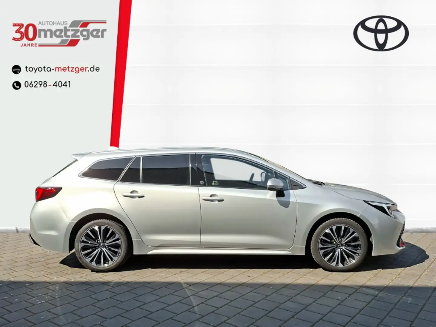 Toyota Corolla Touring Sports 1.8 Hybrid Team D +LED +Sitzheizung Zilver - 2