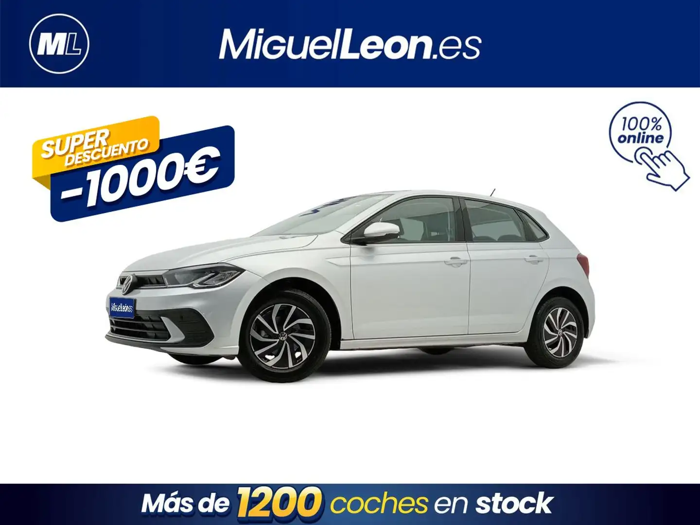 Volkswagen Polo 1.0 TSI Life 70kW Plateado - 1