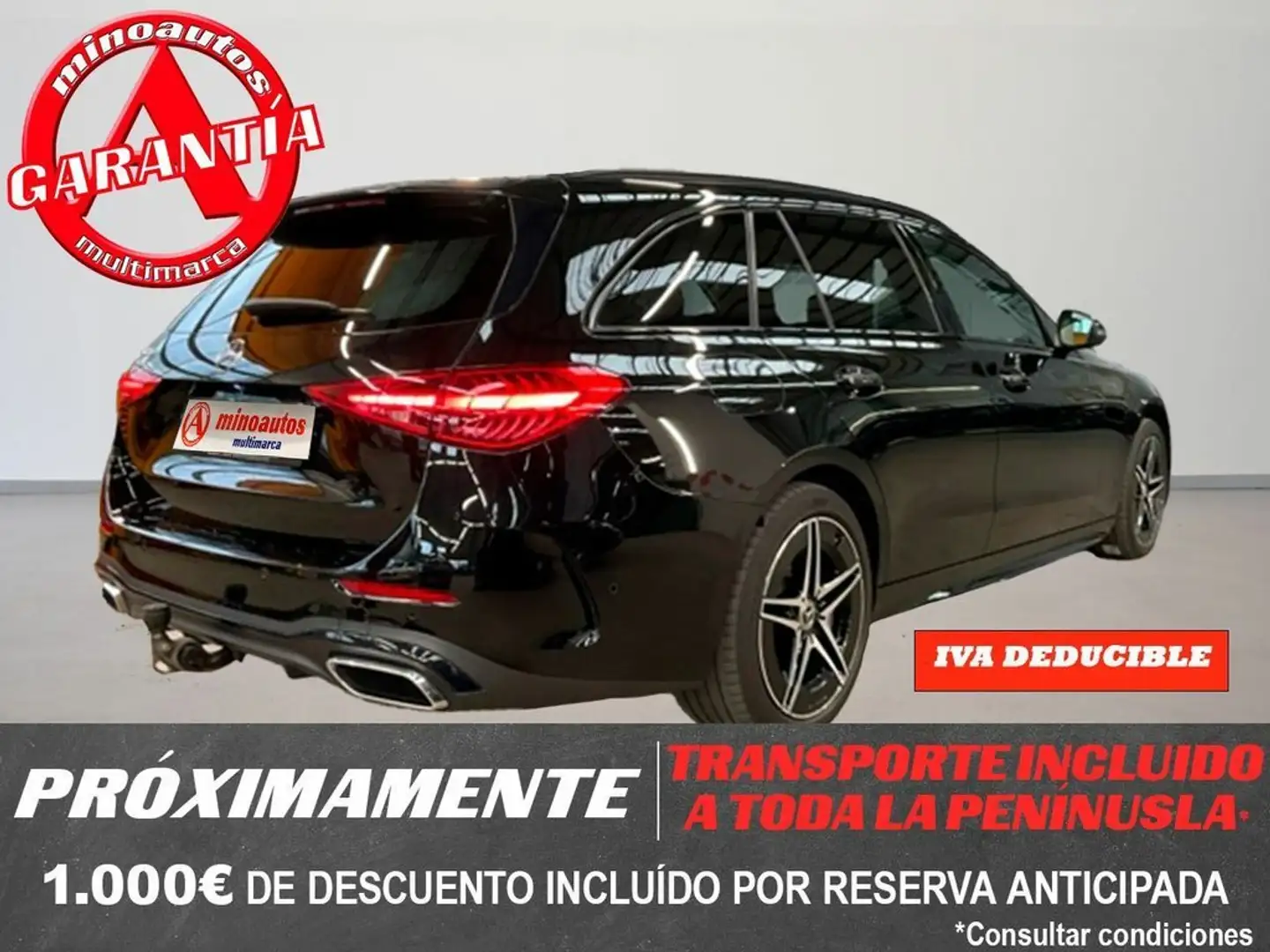 Mercedes-Benz C 300 313 CV 9G-TRONIC AMG LINE Schwarz - 2