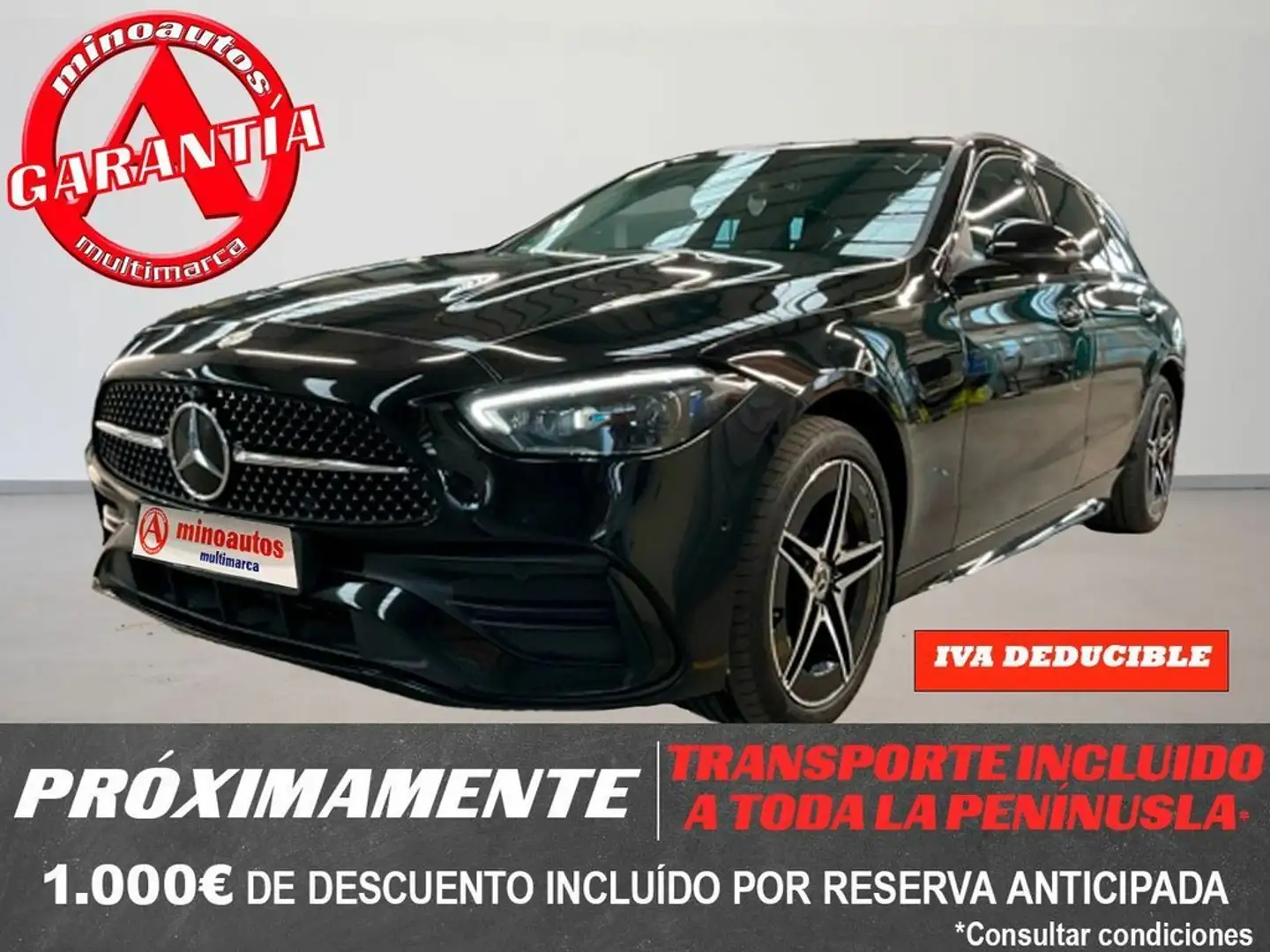 Mercedes-Benz C 300 313 CV 9G-TRONIC AMG LINE Schwarz - 1