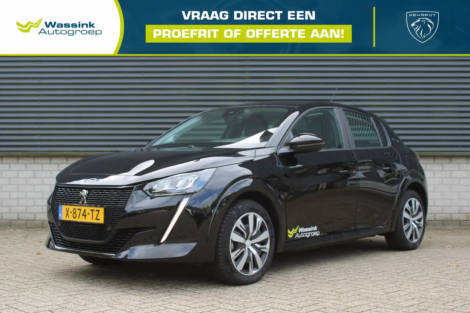 Peugeot e-208 EV 50kWh 136pk Active Pack | Connect Nav Pakket Negru - 1