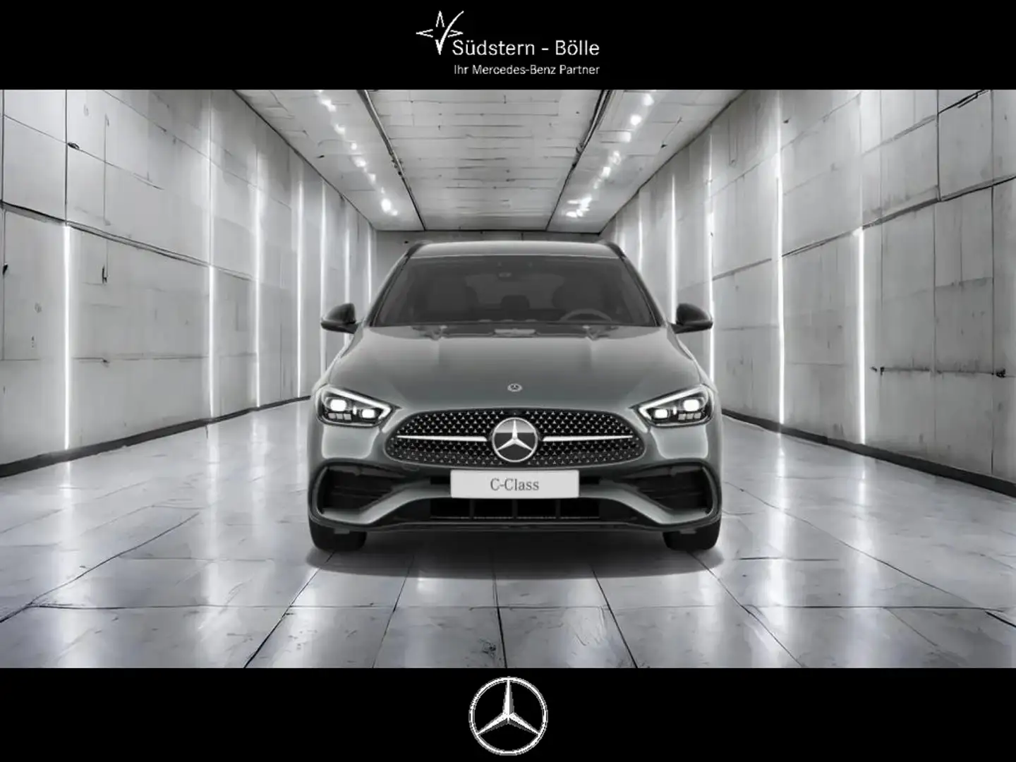 Mercedes-Benz C 220 d 4M T +AMG+DISTRO+SHZ+MEMORY+AMBIENTE+PDC Gris - 2