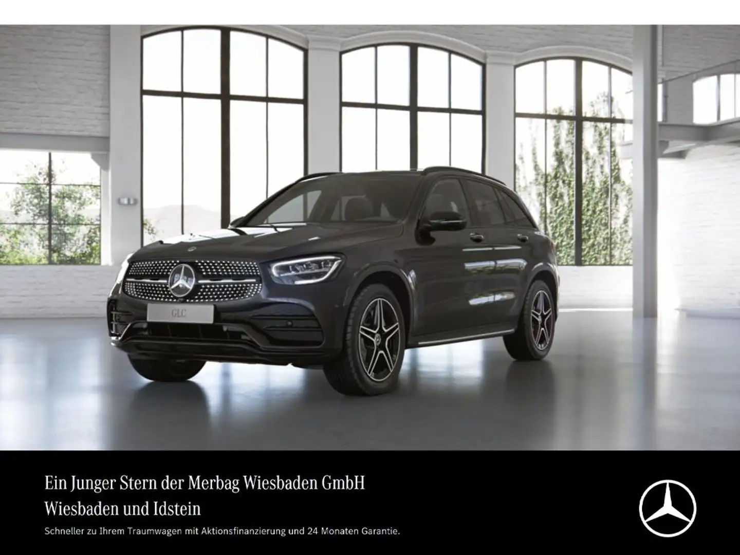 Mercedes-Benz GLC 400 d AMG-LINE PANO SITZKLIMA MASSAGE DISTRONIC Gris - 1