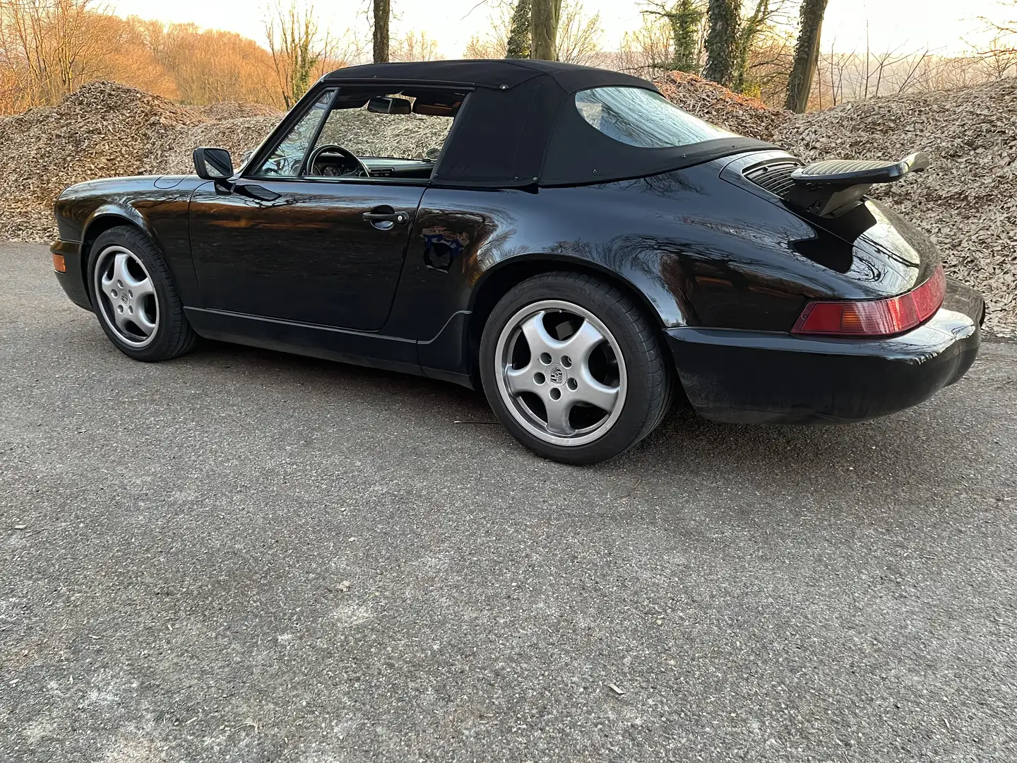 Porsche 911 964 Carrera 2 Cabrio 3.6 tiptronic Чёрный - 1