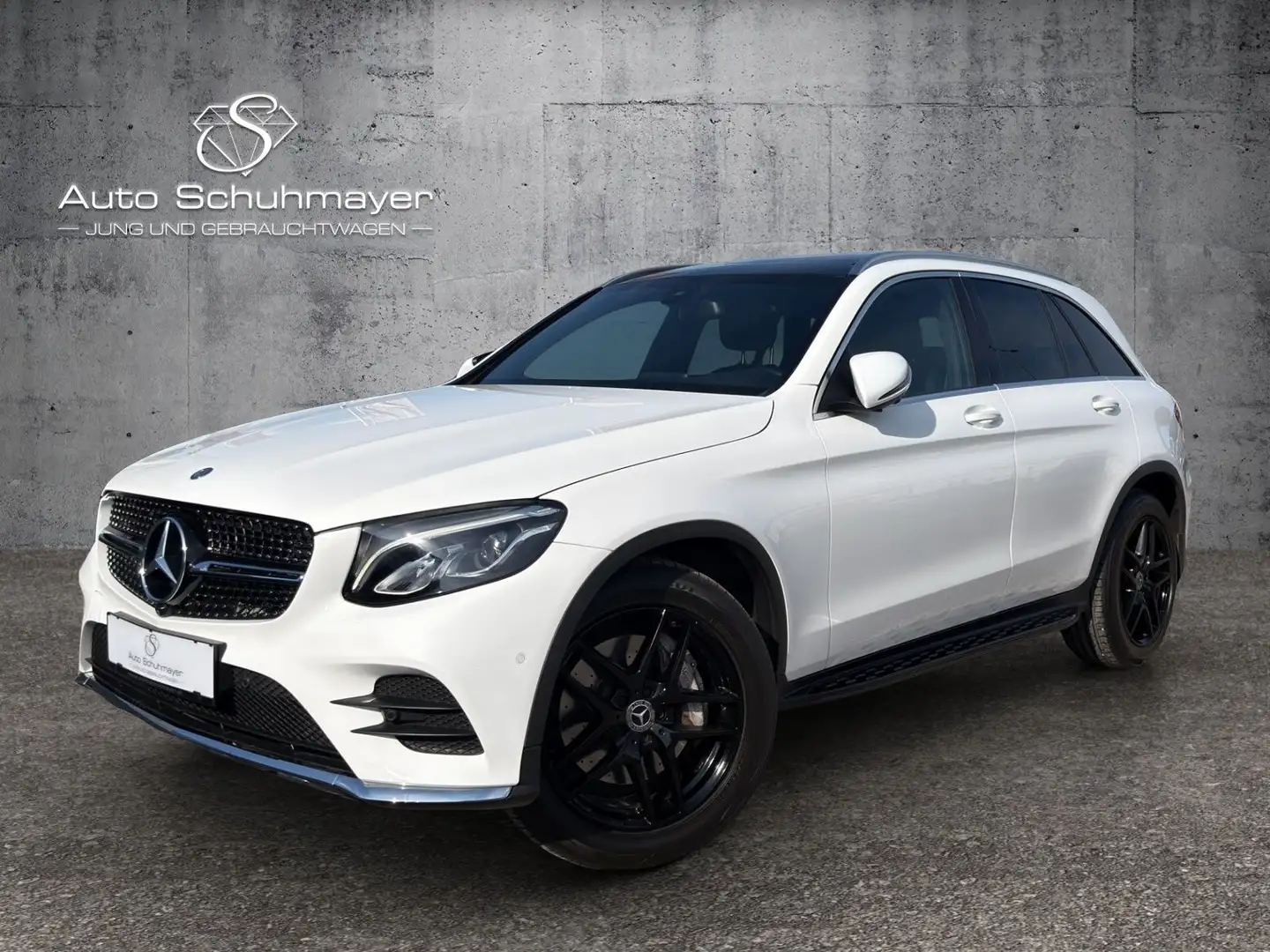 Mercedes-Benz GLC 220 d AMG Line 4Matic //Schiebedach, RFK+++// Weiß - 1