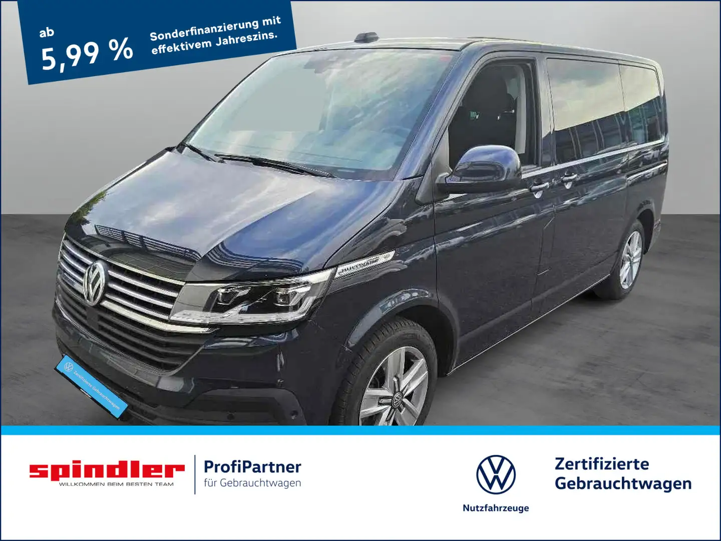 Volkswagen T6.1 Multivan Comfortline DSG 4M / Standh, AHK Blau - 1