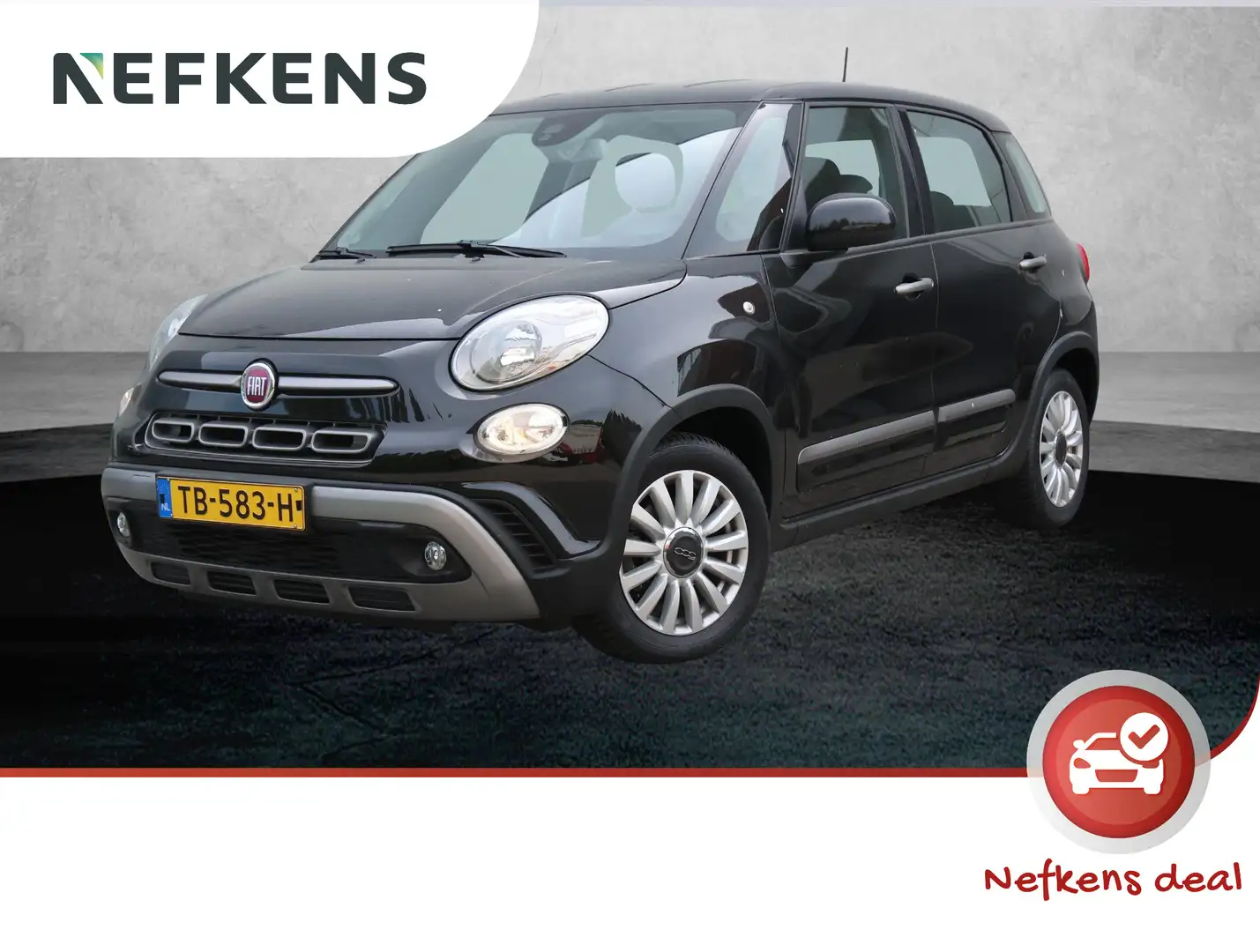 Fiat 500L 105pk TwinAir Cross | Achteruitrijcamera | Navigat Negro - 1