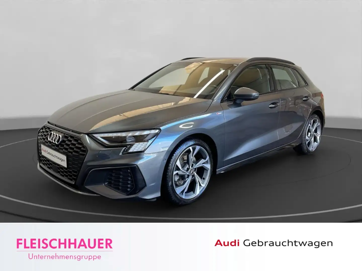 Audi A3 35 TFSI Sportback DSG LED Navi Klima DAB Rückfahrk Grau - 1