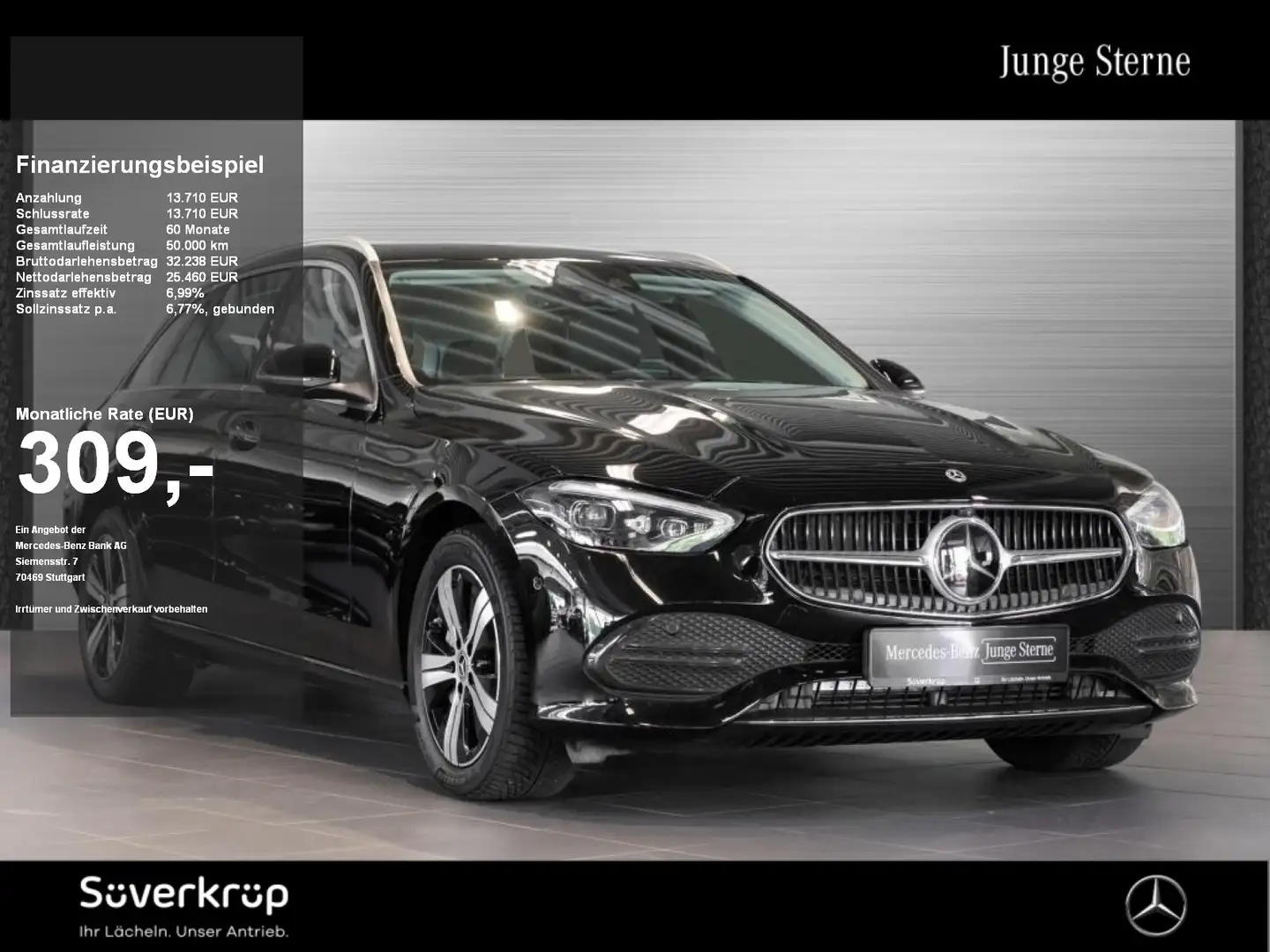 Mercedes-Benz C 300 e T // BURM AVANTGARDE DISTR SPUR PANO Schwarz - 1