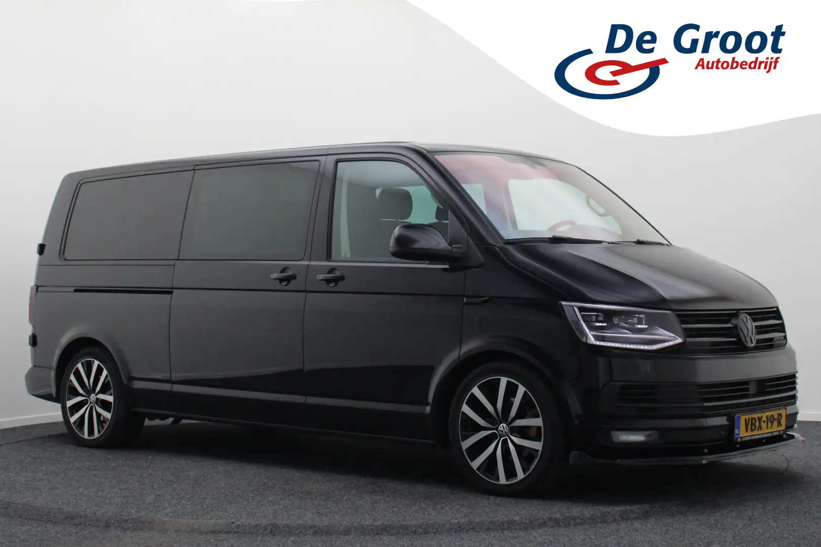 Volkswagen Transporter 2.0 TDI DSG L2H1 DC Highline 2x Schuifdeur, ACC, A Negro - 1