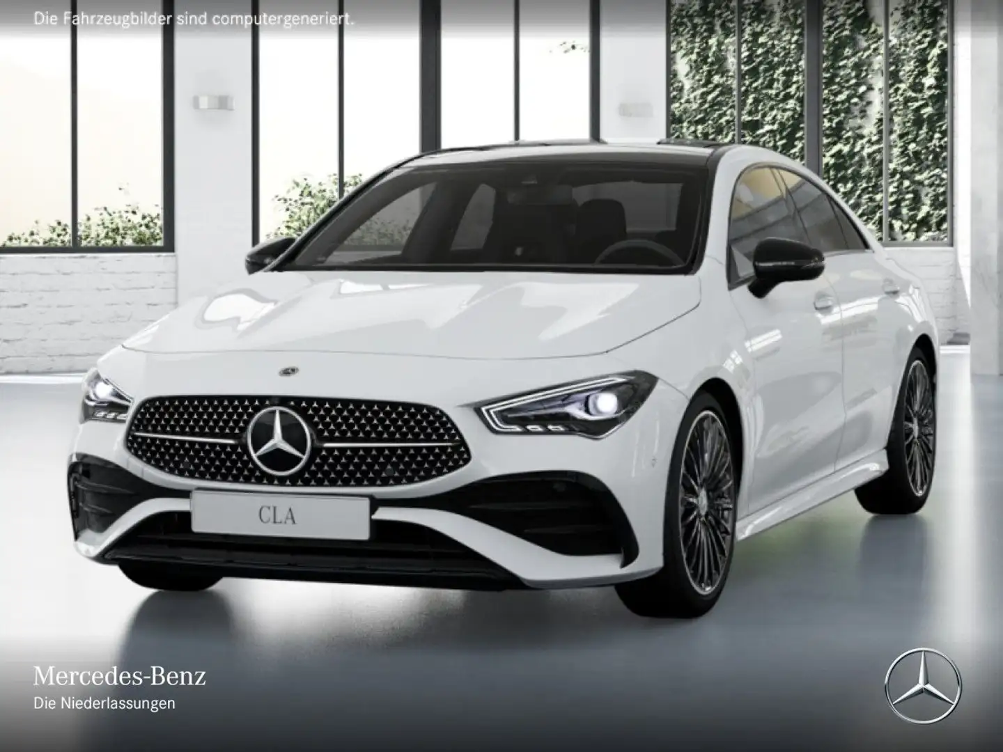 Mercedes-Benz CLA 250 e AMG+NIGHT+PANO+360°+LED+BURMESTER+TOTW Weiß - 2