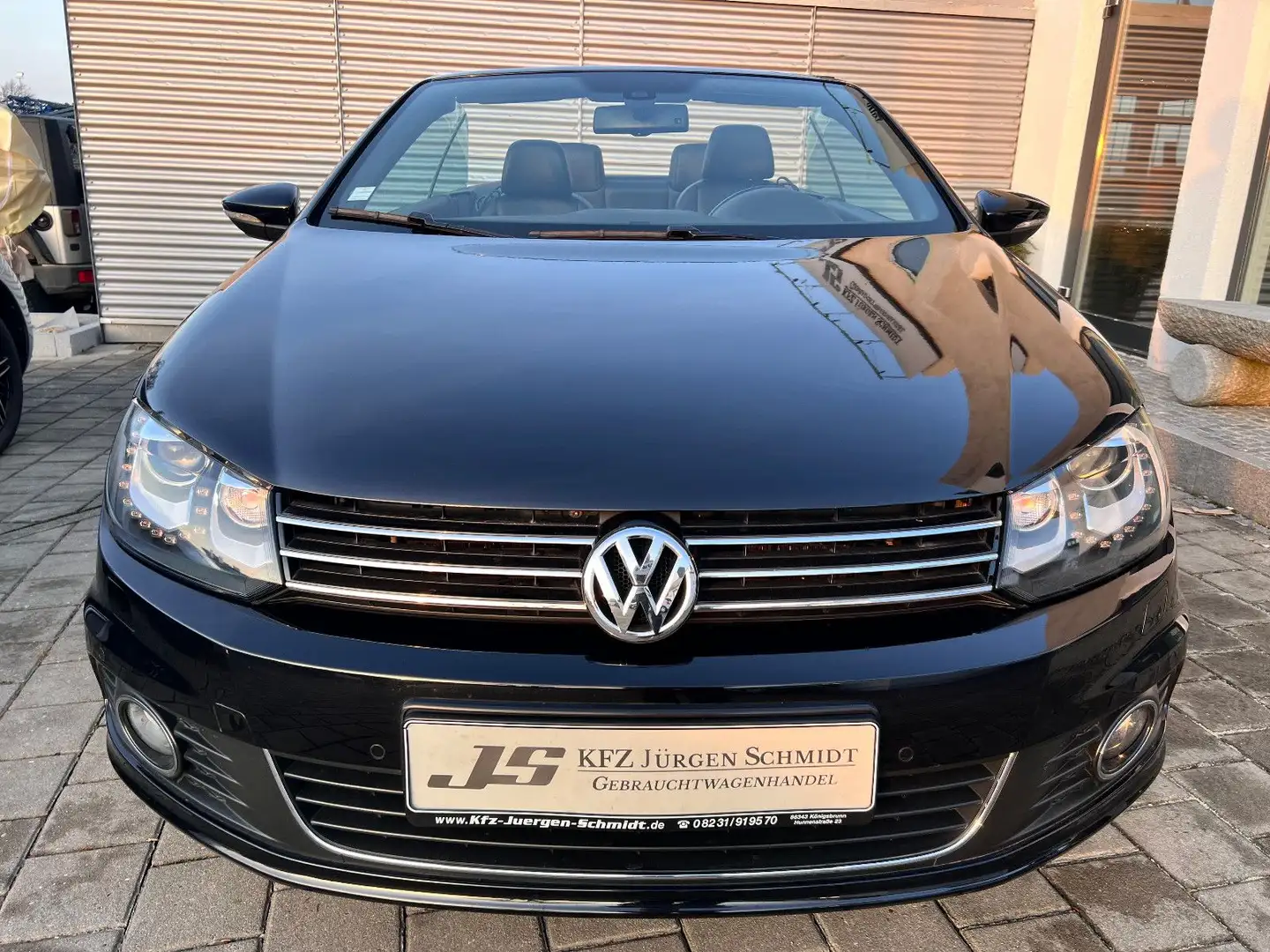 Volkswagen Eos 1,4 TSI Cup BMT Bi Xenon Leder 72600 KM Schwarz - 2