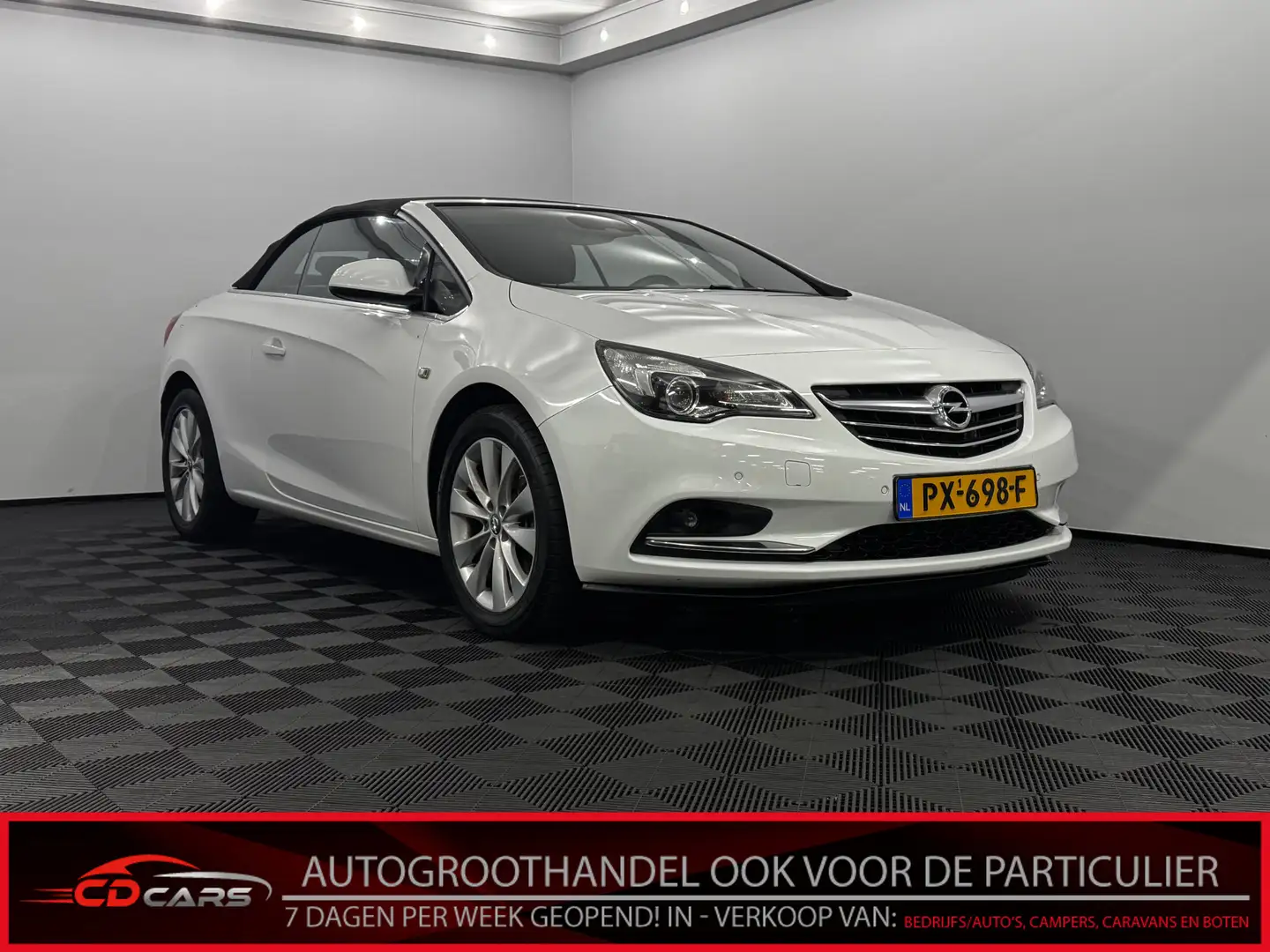 Opel Cascada 1.4 Turbo ecoFLEX Innovation Airco, Navi, Parkeers Blanc - 1