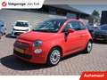 Fiat 500 0.9 TwinAir T Lounge, automaat, navigatie. Rot - thumbnail 1