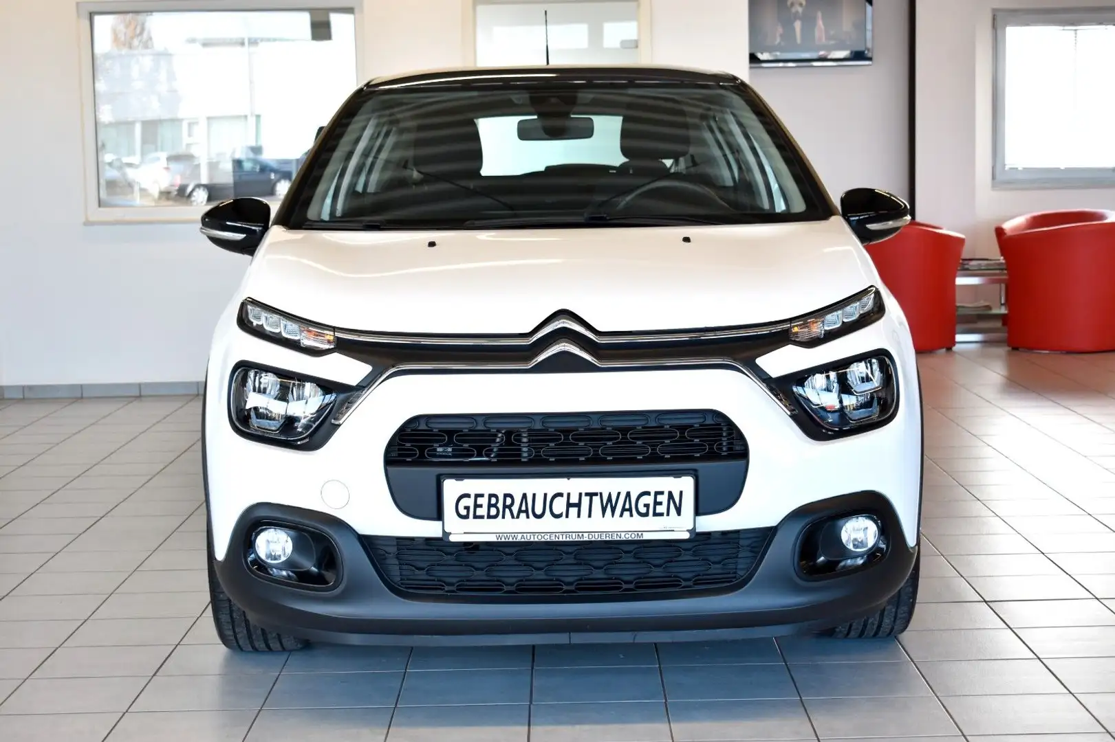 Citroen C3 Shine/STYLE-P./NAVI/TEMP./KLIMAAUT/PDC/BLUET. Blanc - 2