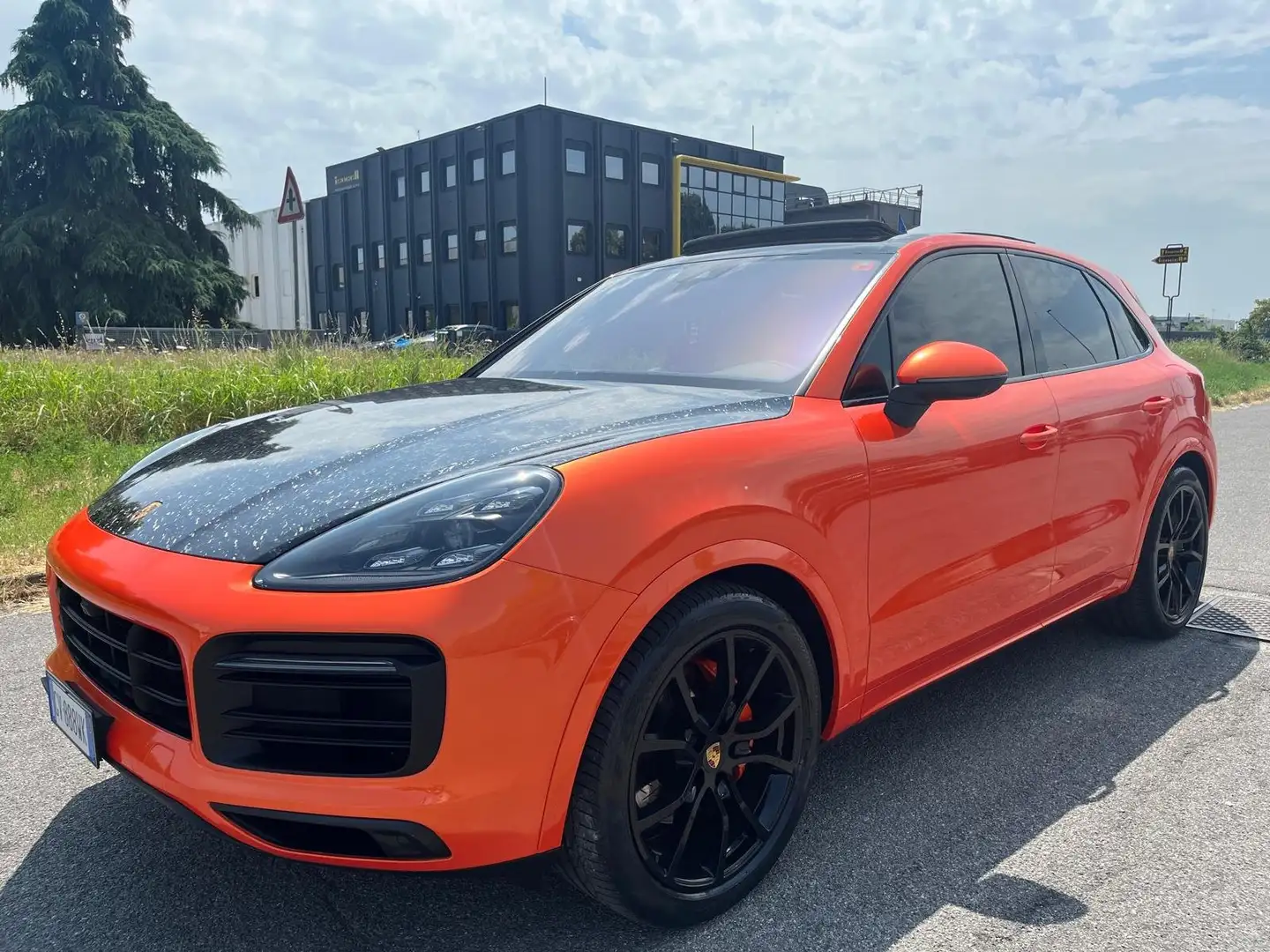Porsche Cayenne Cayenne 3.0 e-hybrid tiptronic Orange - 1