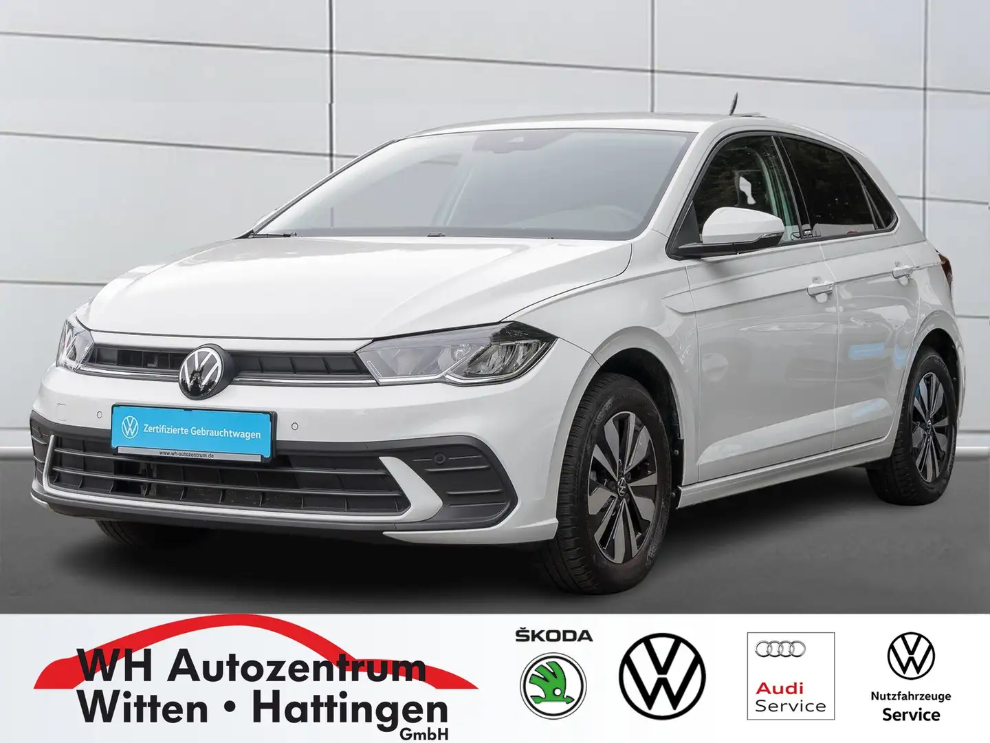 Volkswagen Polo 1,0 l TSI DSG Move Navi, GJR Blanc - 1