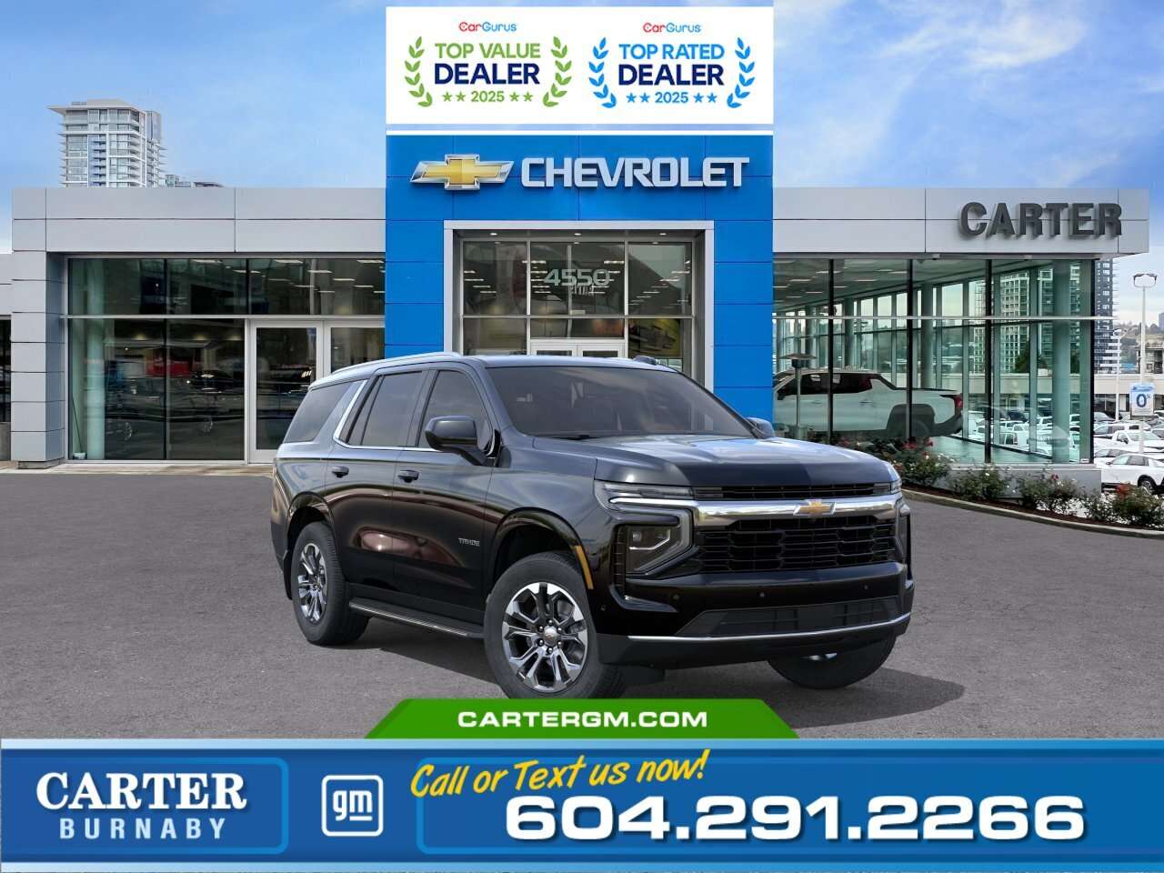 Black 2026 Chevrolet Tahoe SUV / Crossover Four-Wheel Drive Automatic
