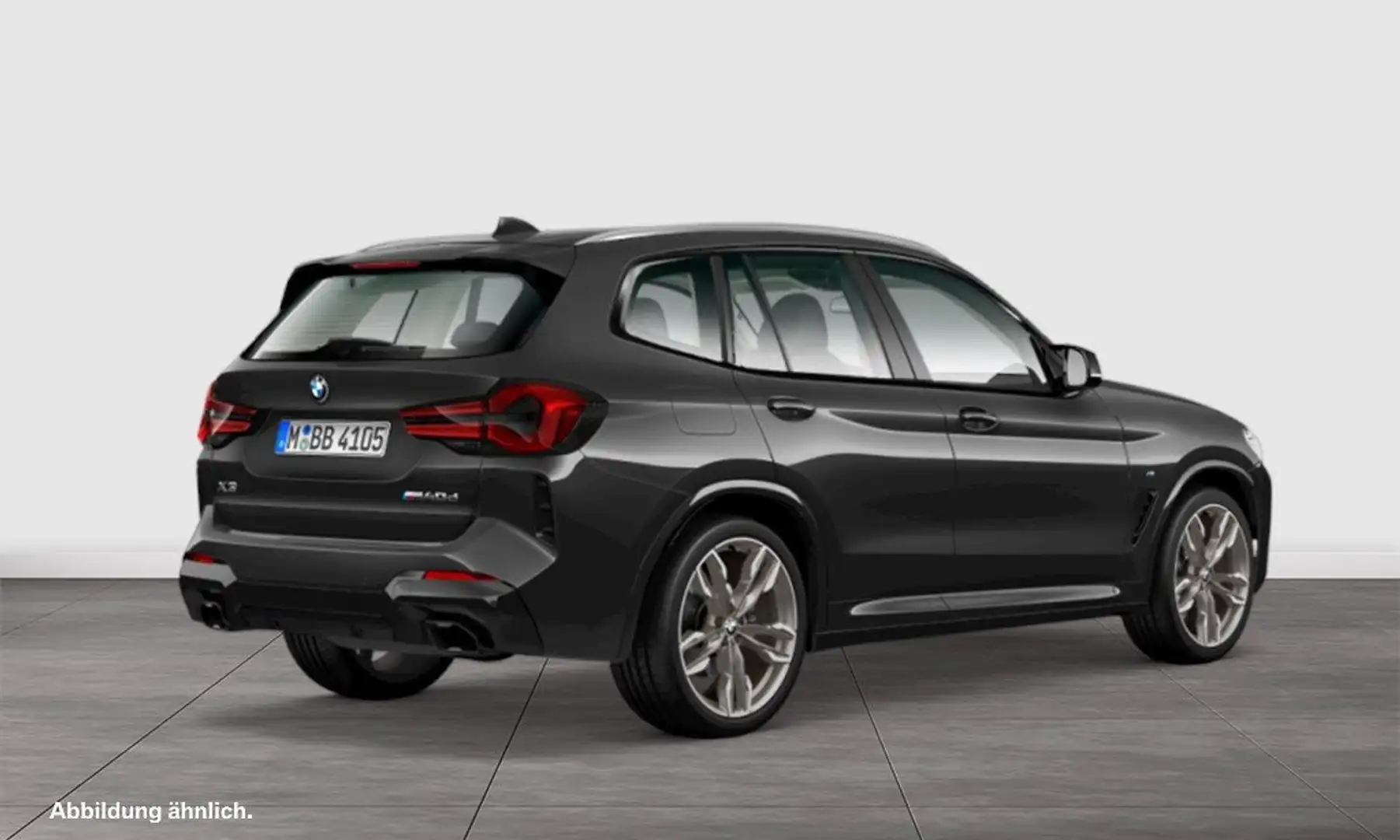 BMW X3 M 40d AHK Pano Laser HeadUp Standheiz. ACC Gris - 2