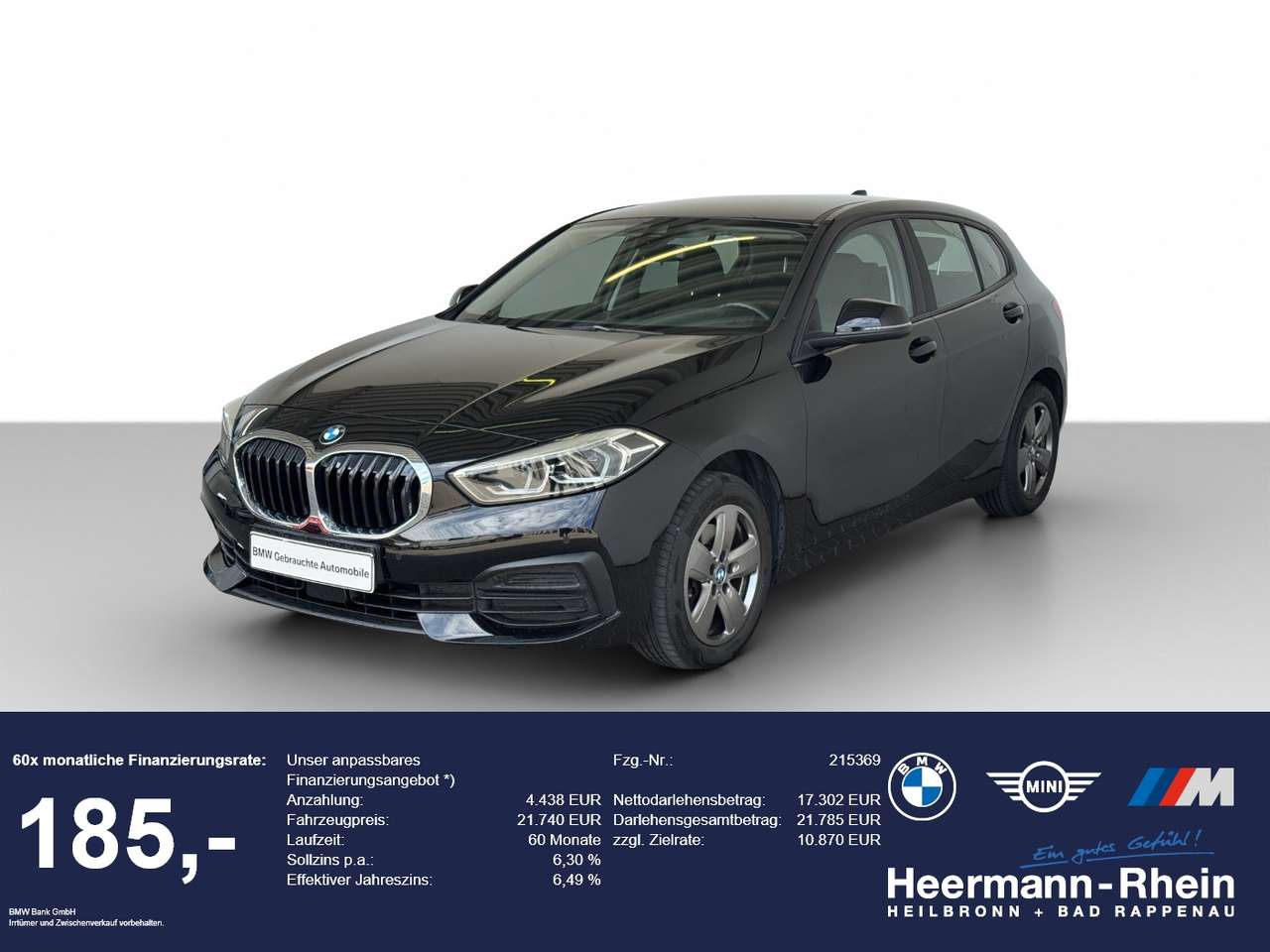 BMW 118 2024 — iA 5-trg.(F40) Advantage LiveCock.LED.PDC.MFL
