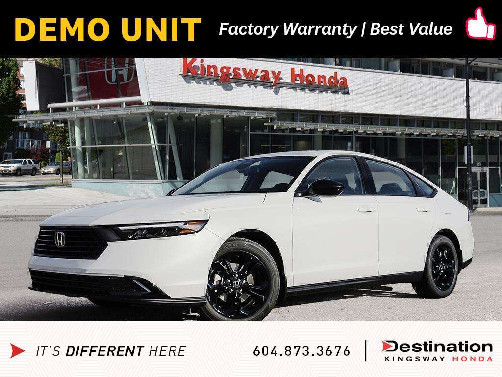 Platinum White Pearl 2025 Honda Accord Sedan Front-Wheel Drive Automatic