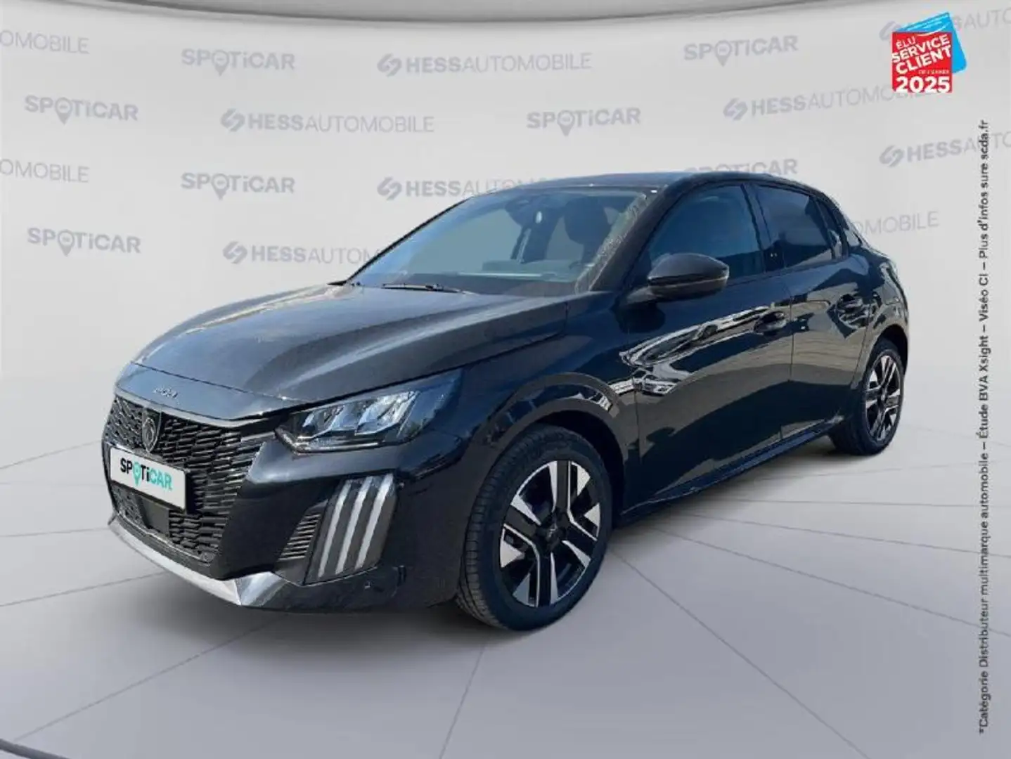 Peugeot 208 1.2 Hybrid 100ch Allure e-DCS6 Noir - 1