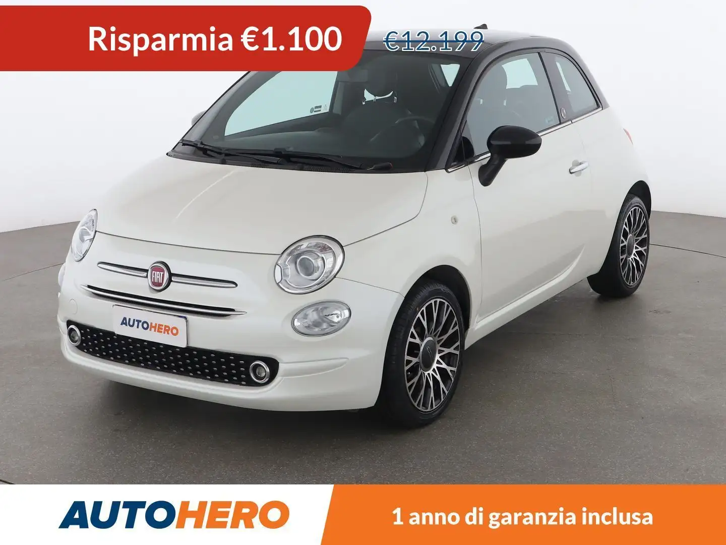Fiat 500 1.2 120th Blanc - 1