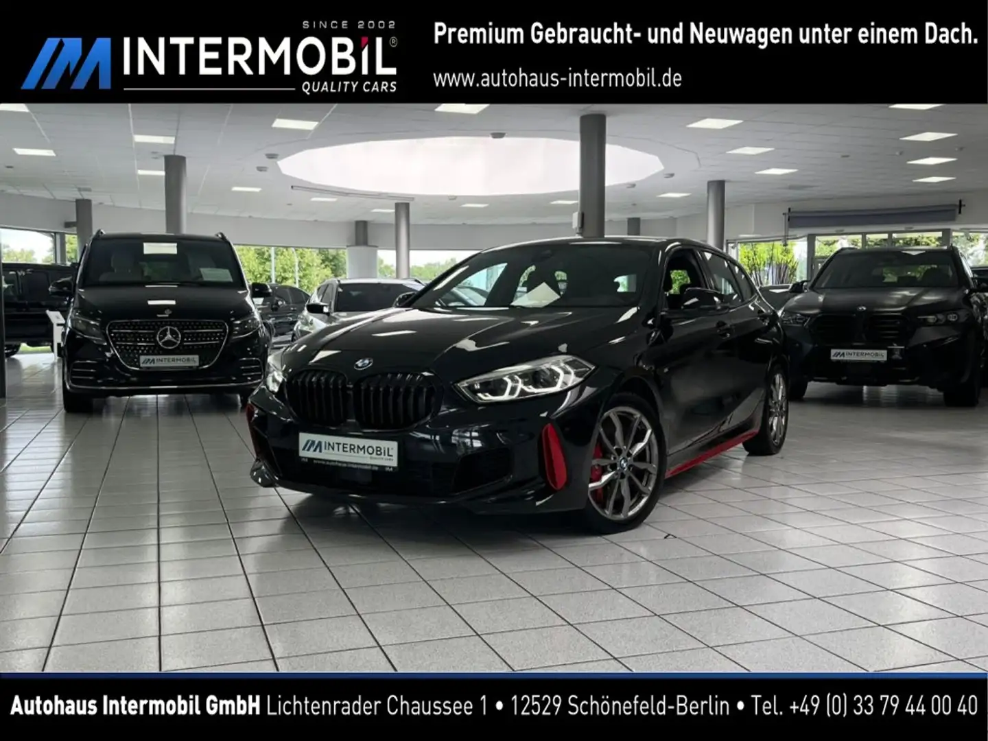 BMW 128 ti M-Sport*LEDER*LED*HUD*KEYL*MEMO*KAM*ALARM Negro - 1