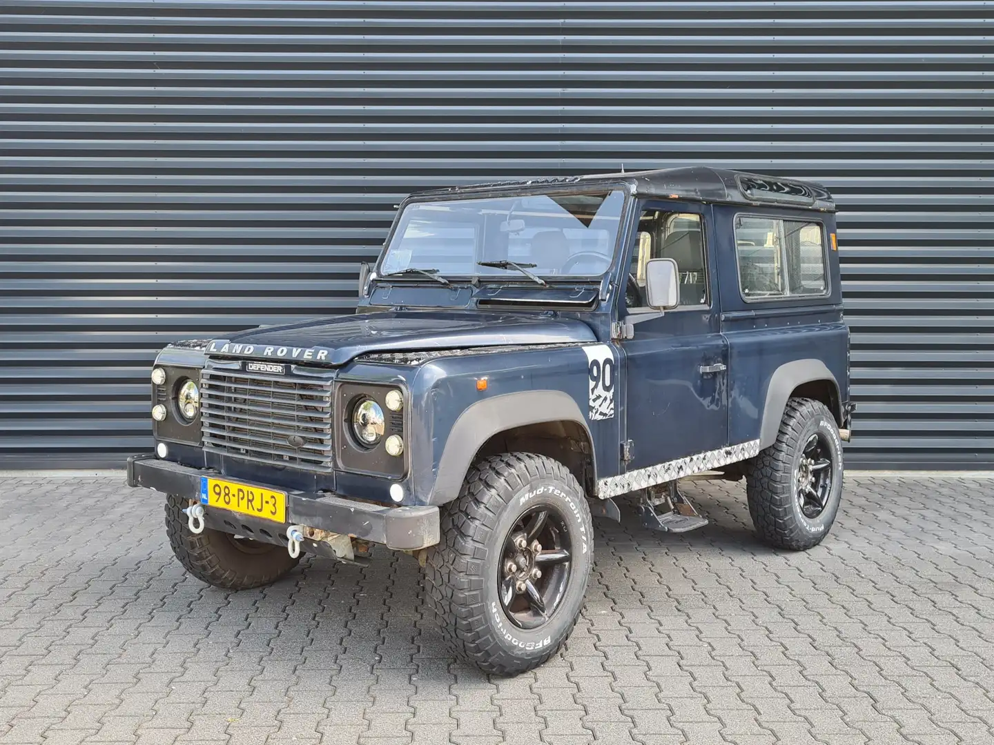 Land Rover Defender 90 2.0 Mpi ex Carabinieri Blauw - 1