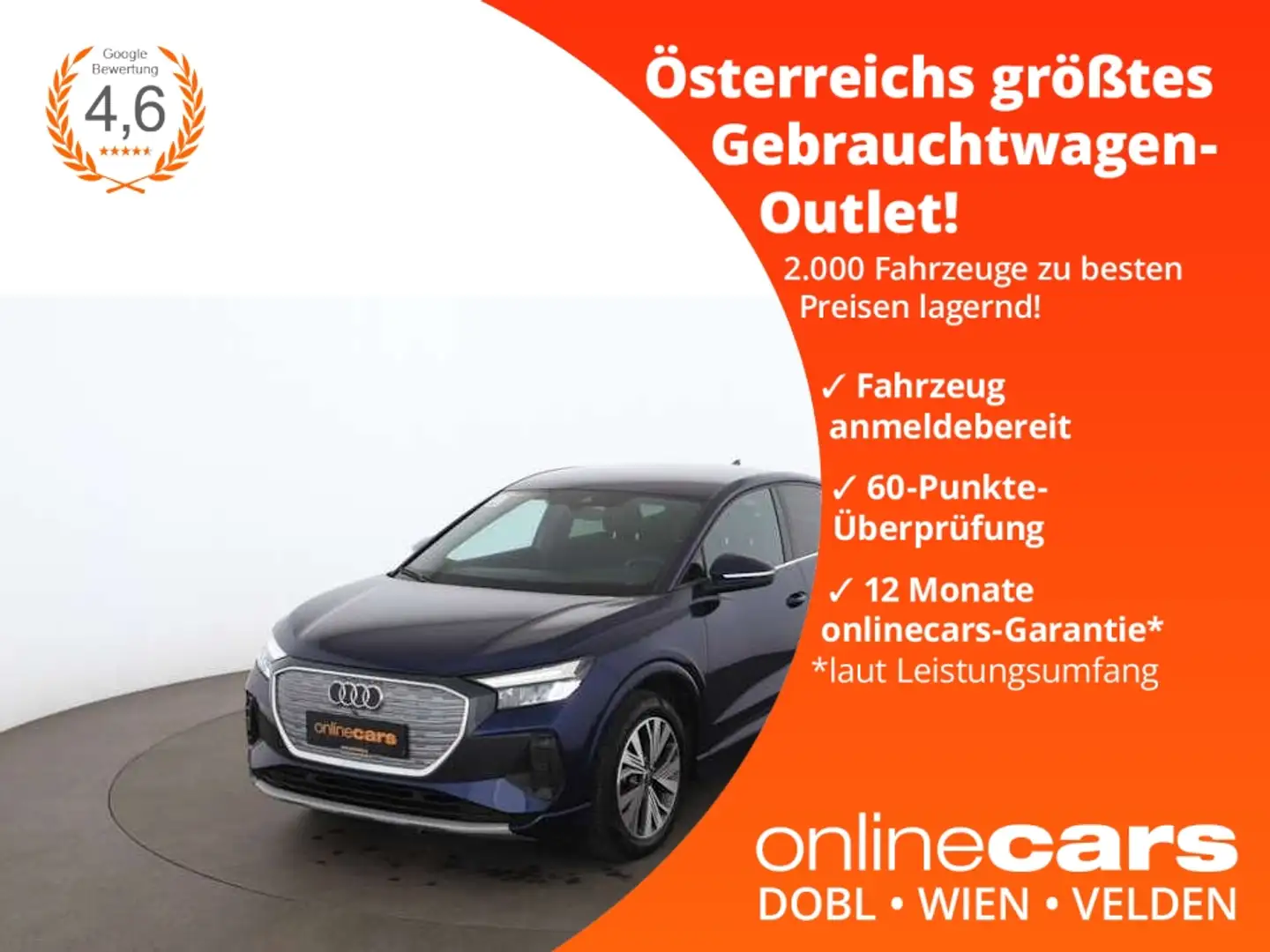 Audi Q4 e-tron Q4 SB 40 e-tron 82kWh Aut LED RADAR HEAD-UP R-CAM Blau - 1