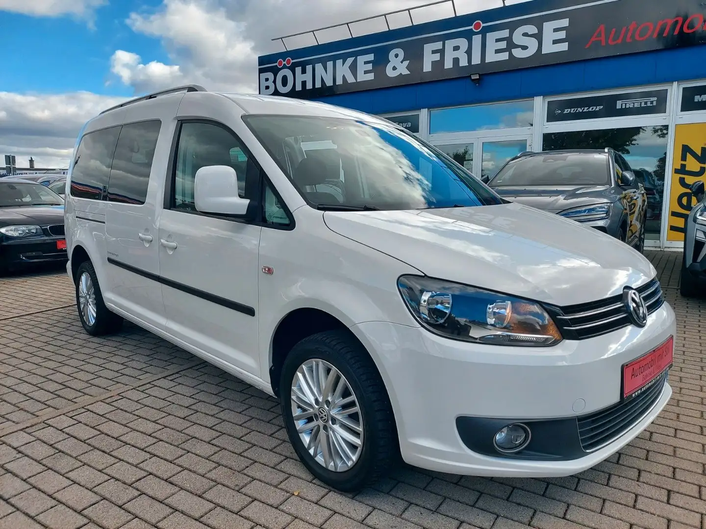 Volkswagen Caddy Kombi Maxi Comfortline 7 Sitze Team Weiß - 2