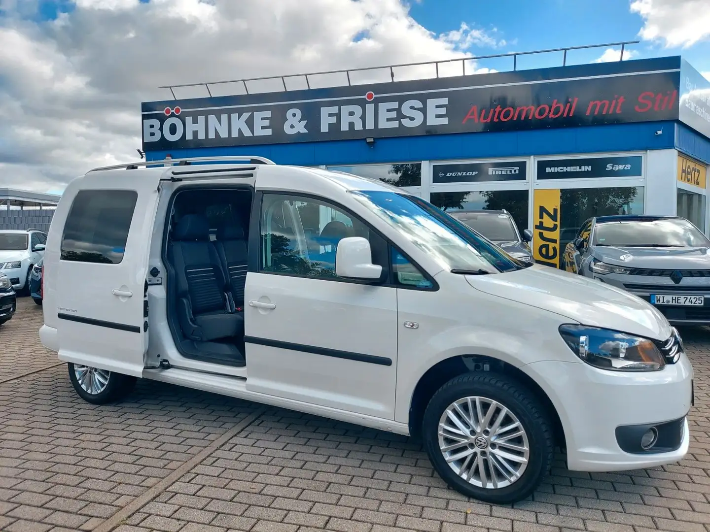 Volkswagen Caddy Kombi Maxi Comfortline 7 Sitze Team Weiß - 1