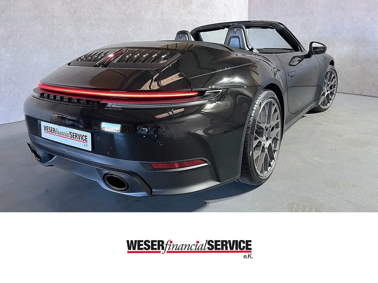 Porsche 992 911 992.2 Cabrio FACELIFT*Sp.Abgas*Sp.sitz*Stock Černá - 1
