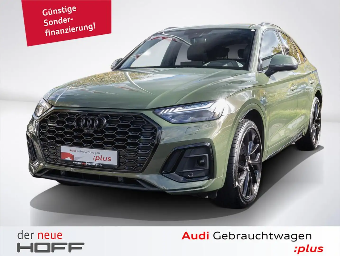 Audi Q5 Sportback S line business 40 TDI quattro 21 Zoll A Grün - 1