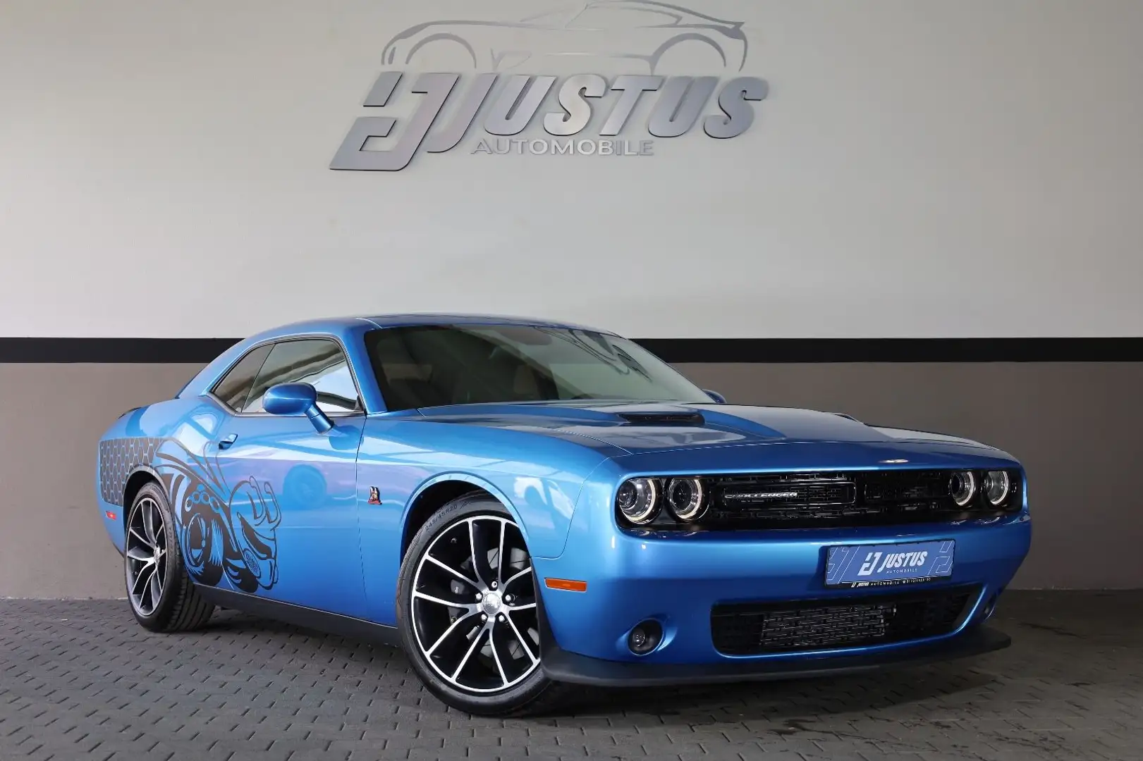 Dodge Challenger 6.4 R/T ScatPack/SHZ/ALPINE/TOTW/R20 Azul - 1