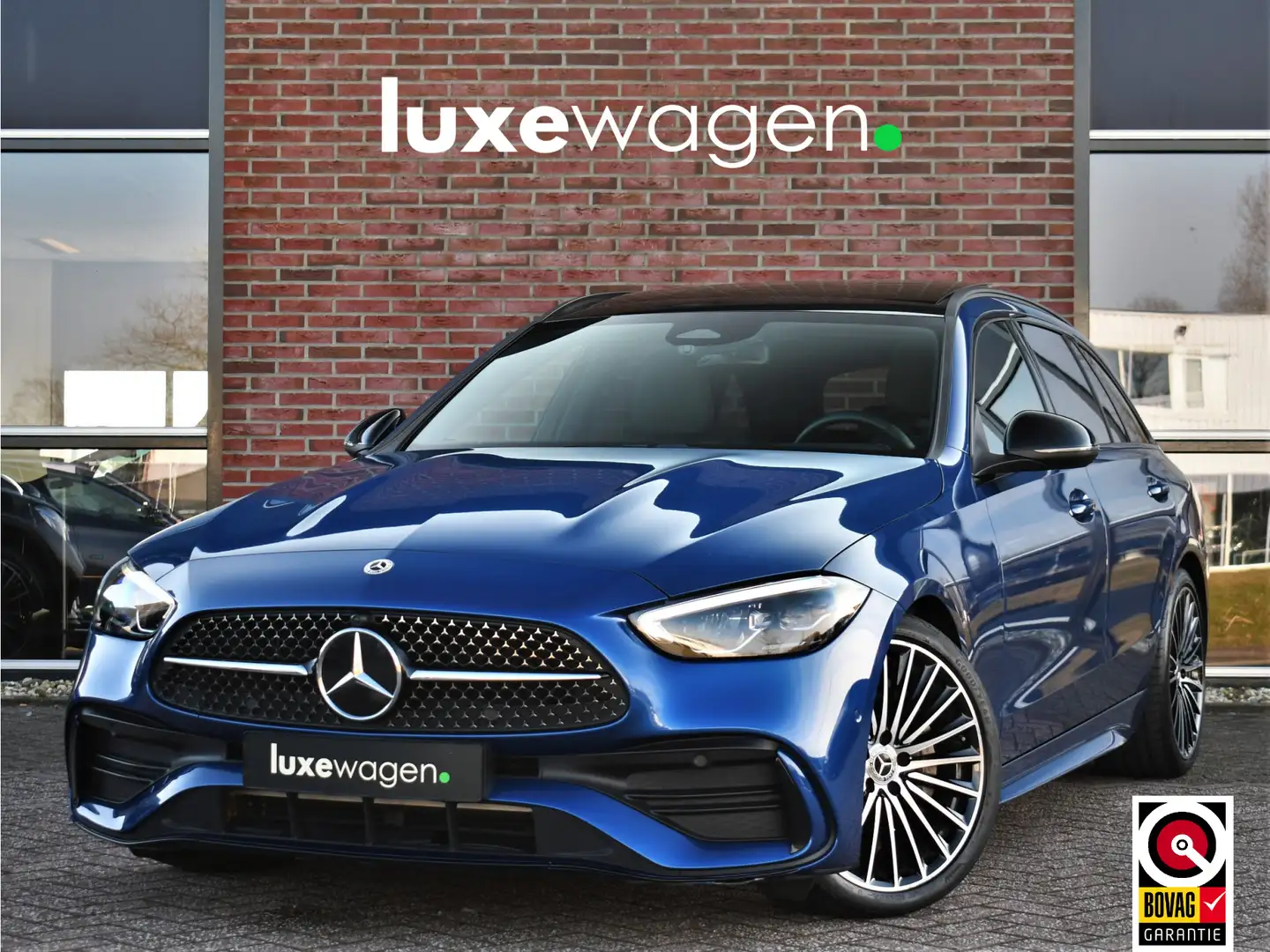 Mercedes-Benz C 200 Estate AMG Line Pano Trekh Night 19inch Bleu - 1
