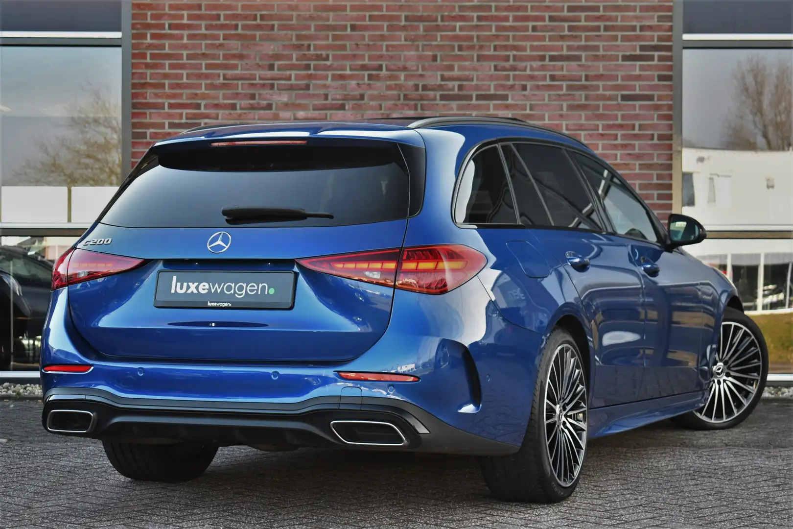 Mercedes-Benz C 200 Estate AMG Line Pano Trekh Night 19inch Bleu - 2