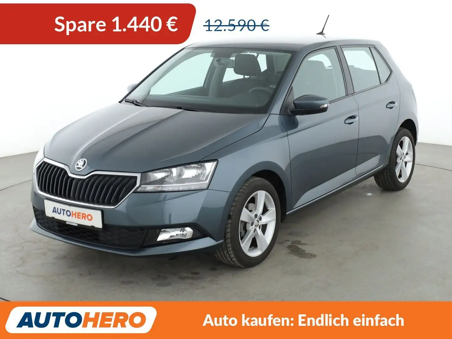 Skoda Fabia 1.0 MPI Cool Plus*PDC*SHZ*ALU*KLIMA*TOUCH* Grau - 1