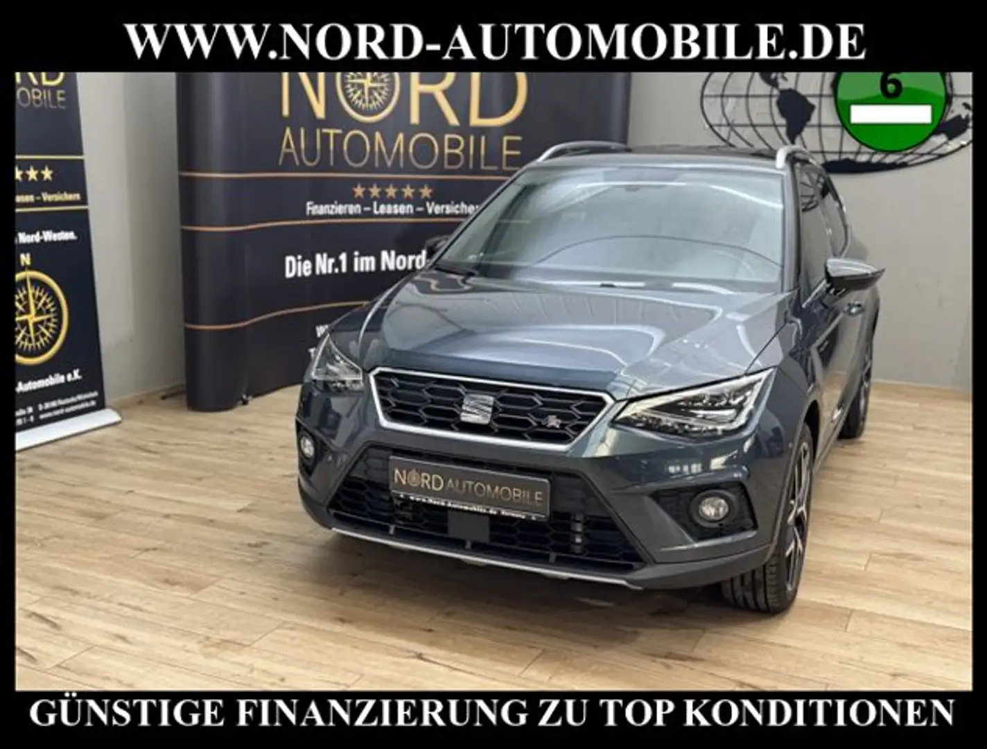 SEAT Arona FR 1.0 TGI Navi/LED/18/Kamera/Mirror FR Grau - 1