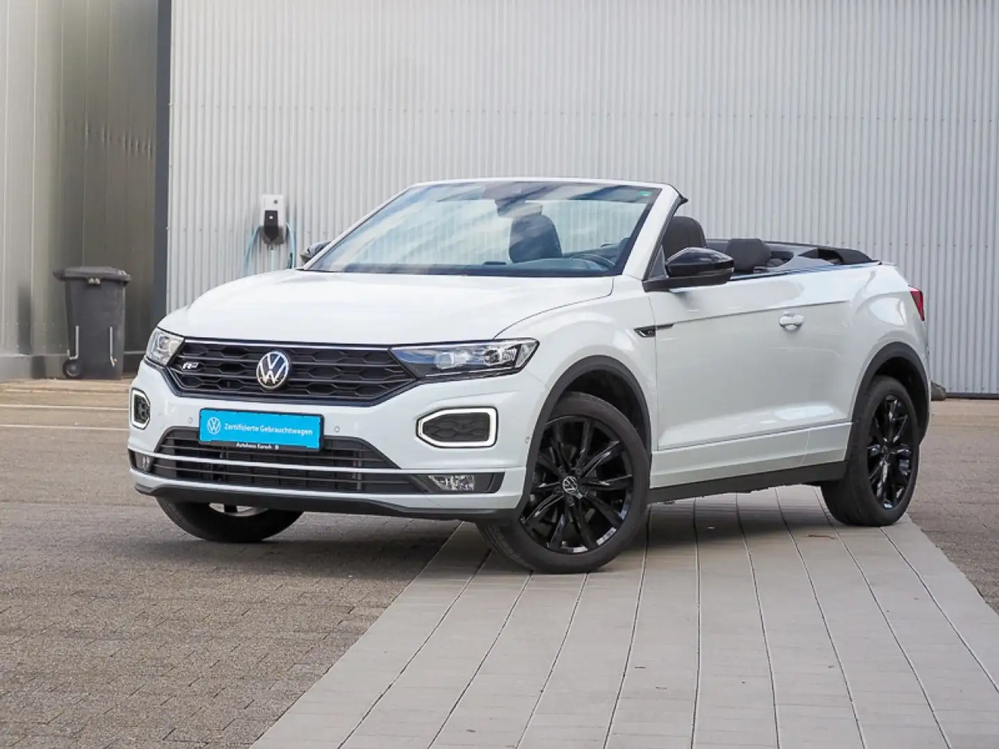 Volkswagen T-Roc Cabriolet 1.5 TSI DSG R-Line AHK, NAVI, ALU Weiß - 2