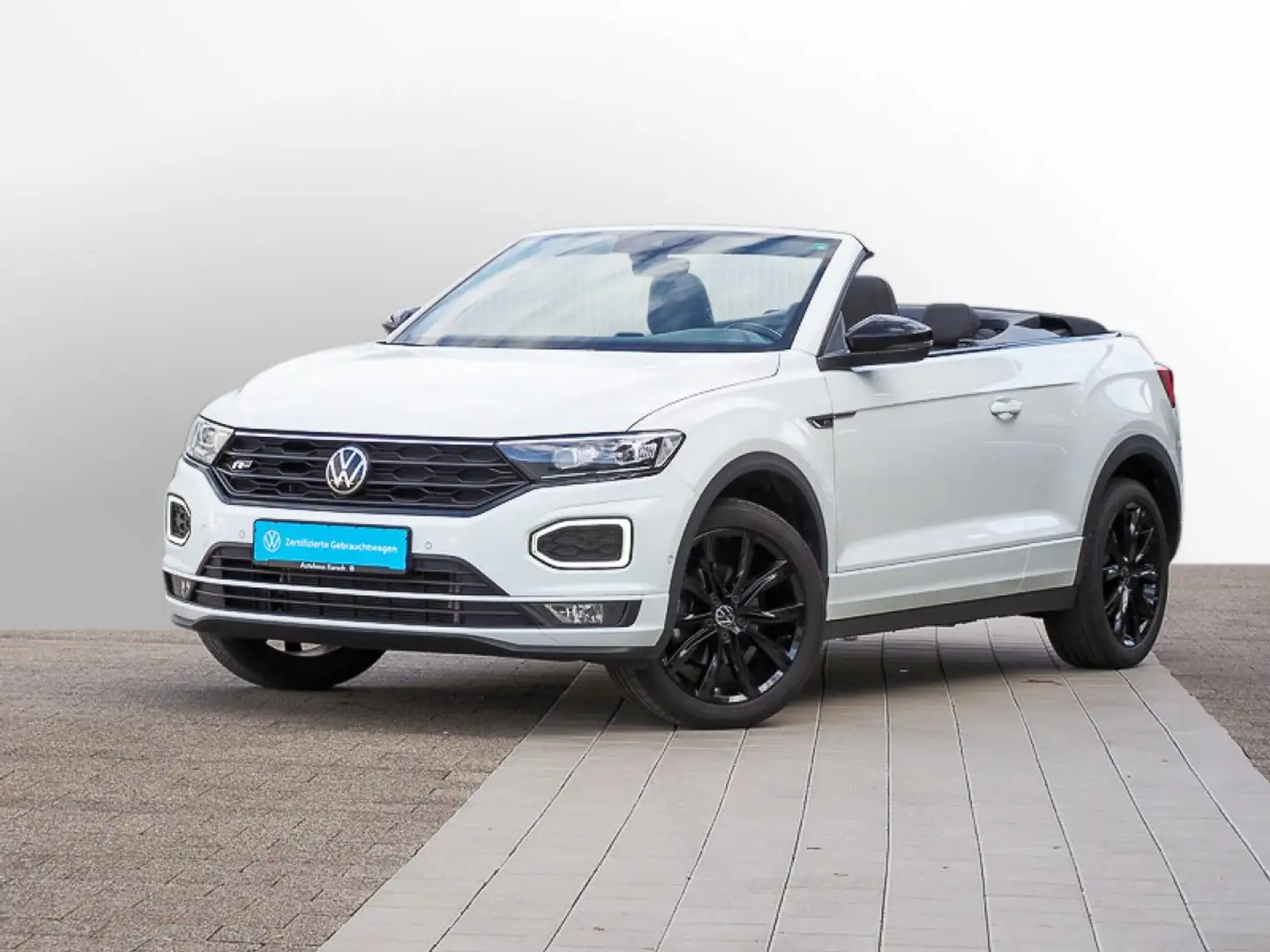 Volkswagen T-Roc Cabriolet 1.5 TSI DSG R-Line AHK, NAVI, ALU Weiß - 2