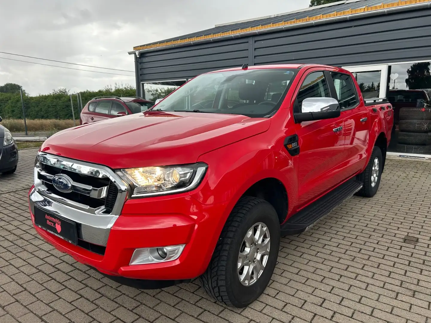 Ford Ranger XLT*GARANTIE*Doppelkab*4x4*AHK*Standheiz* Rojo - 1