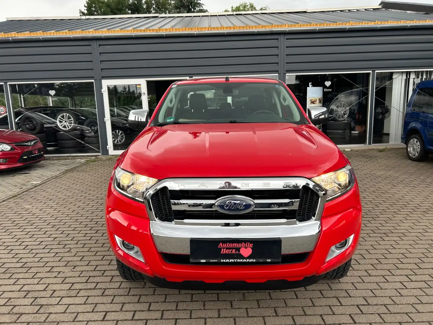 Ford Ranger XLT*GARANTIE*Doppelkab*4x4*AHK*Standheiz* Rojo - 2