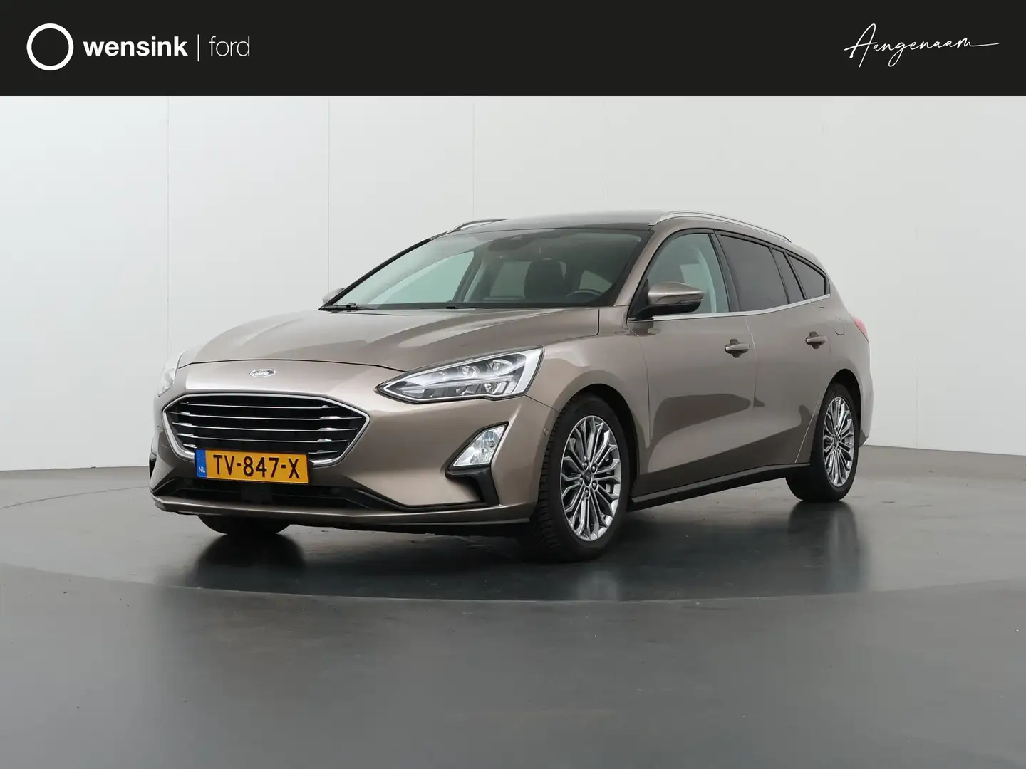 Ford Focus Wagon 1.0 EcoBoost Titanium Business | Panoramadak Grijs - 1