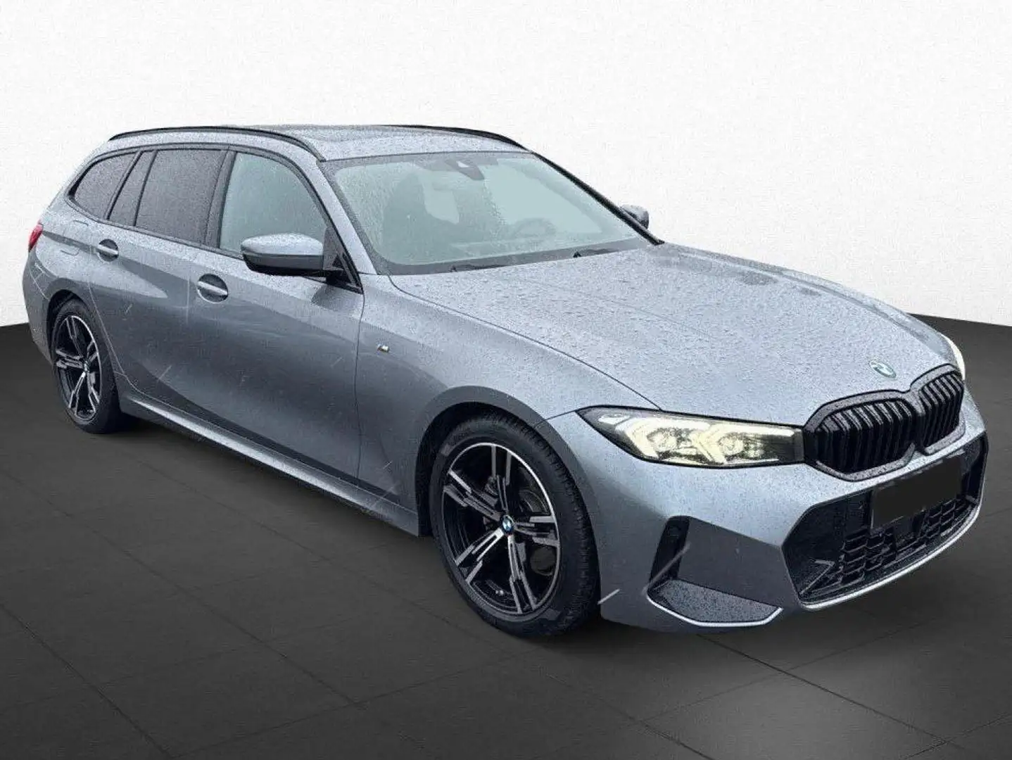 BMW 320 320d TOURING-MSPORT-TETTO APRIBILE-HEAD UP DISPLAY Grigio - 2