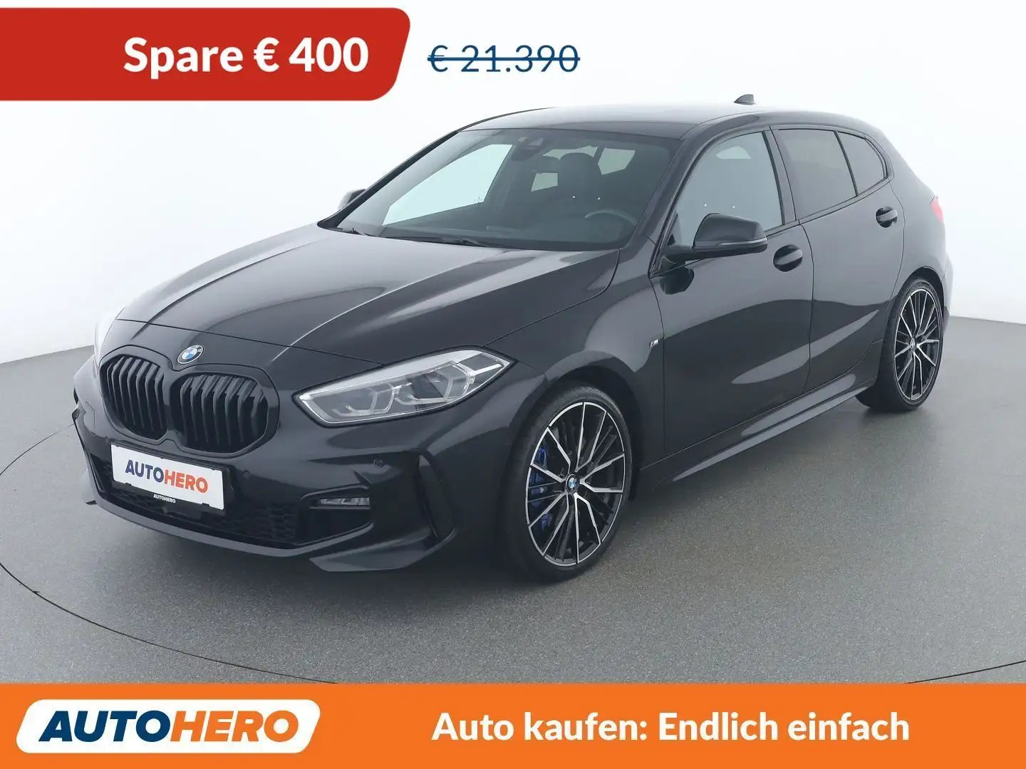BMW 118 118i M Sport Schwarz - 1