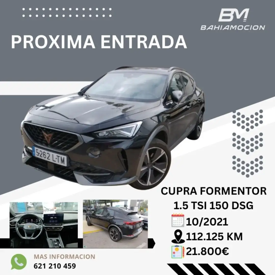 CUPRA Formentor 1.5 TSI 150 DSG Negro - 1