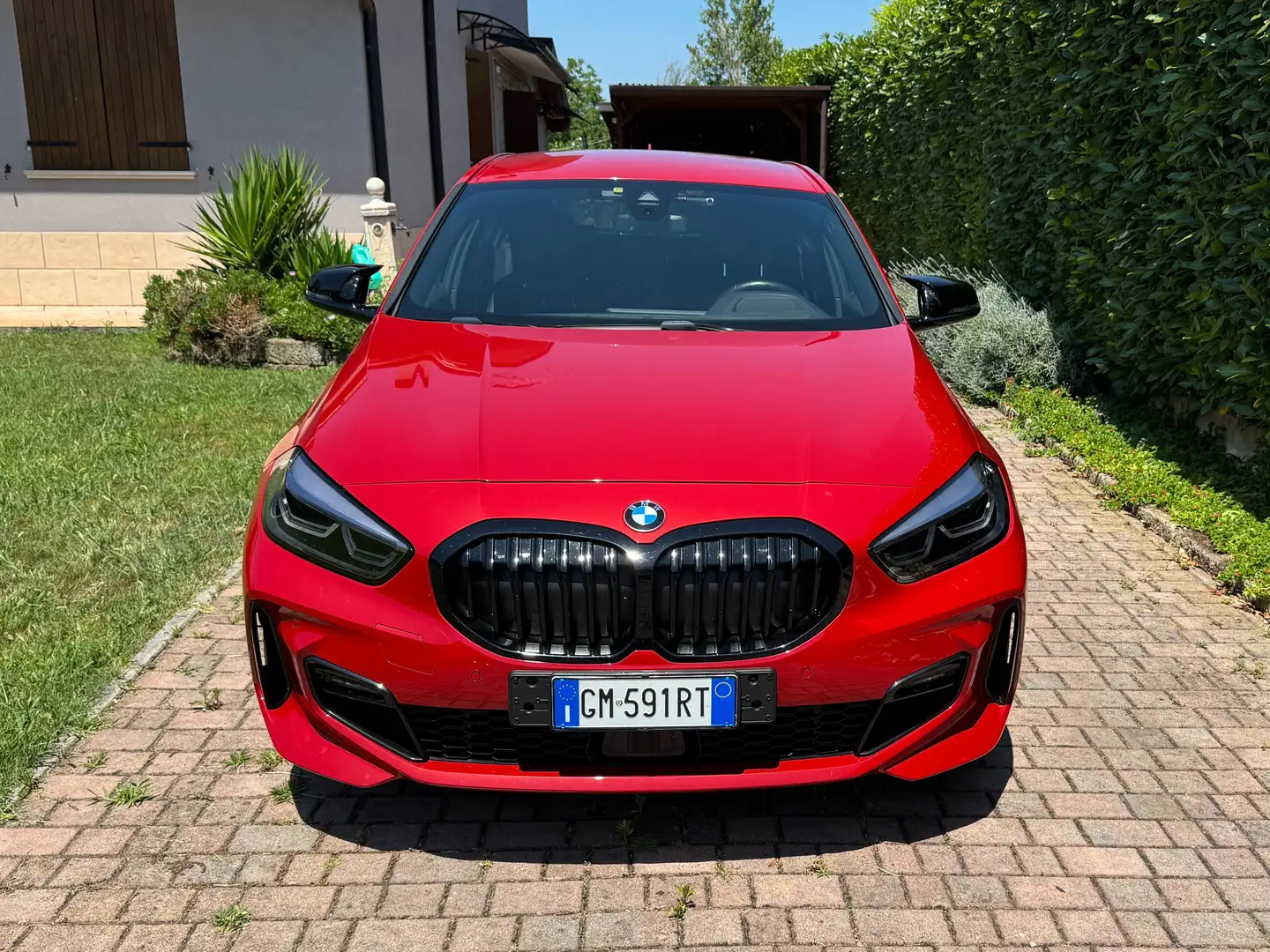BMW 120 Serie 1 F40 120d Msport auto Rosso - 2